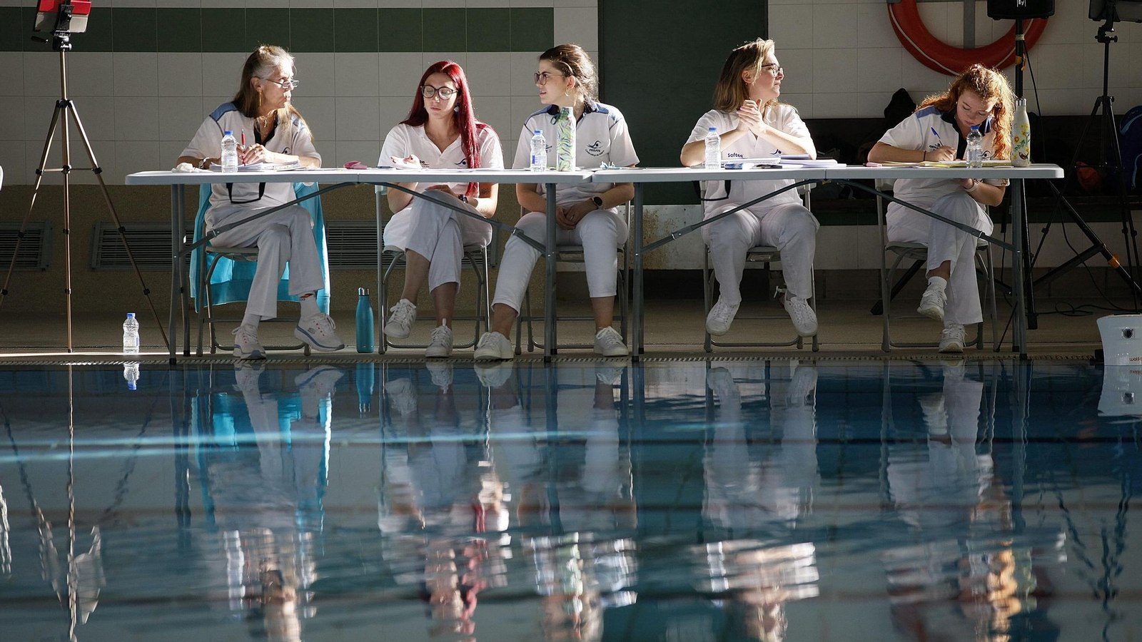 Galería | La natación artística celebra su primera jornada de rutinas técnicas en Ourense