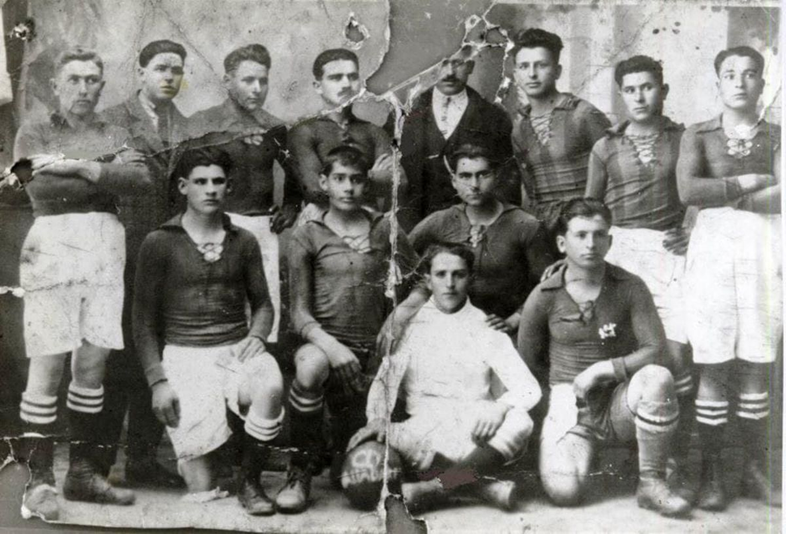 Imagen de los inicios del Club Deportivo Valladares en los años 20.
