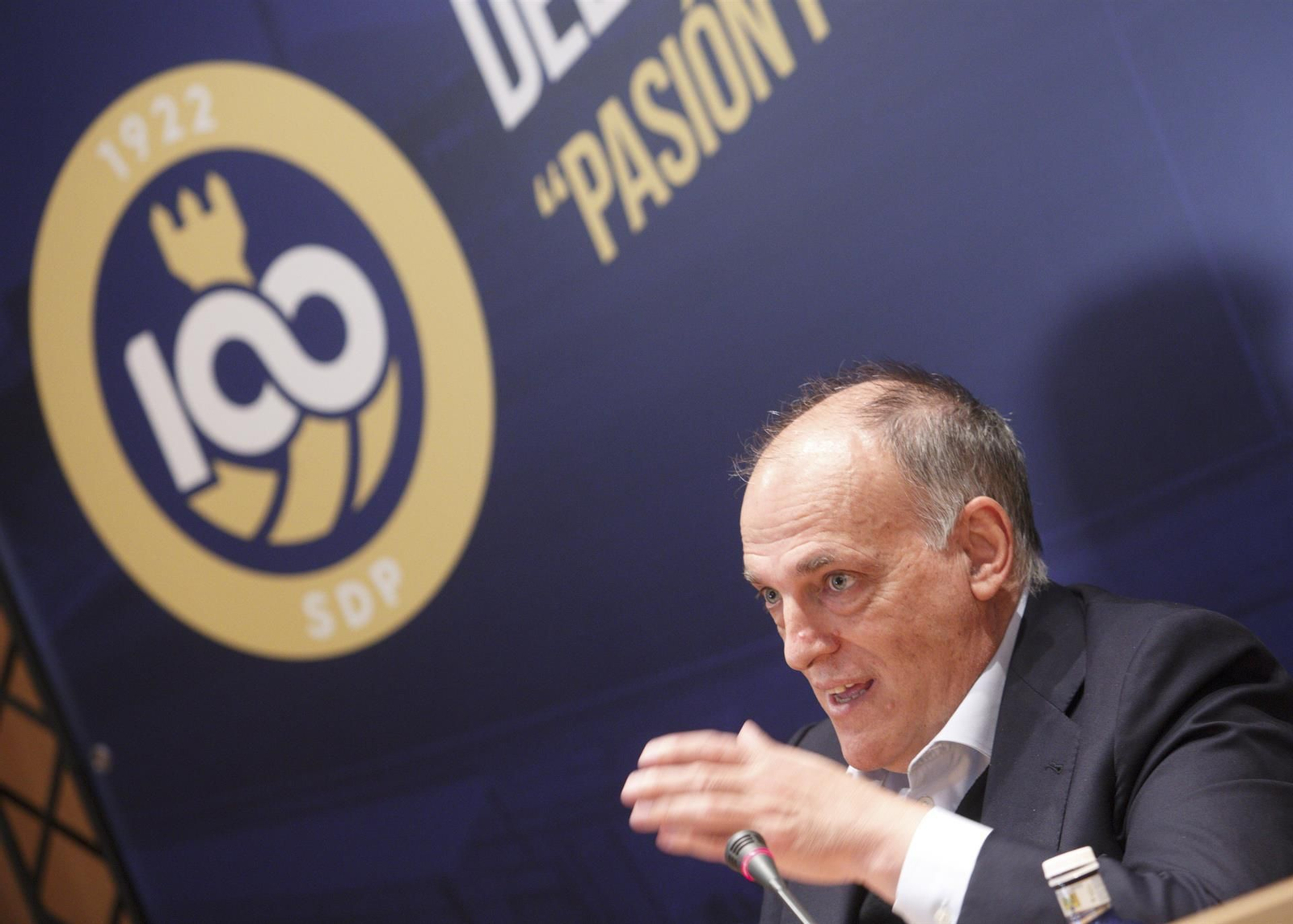 El presidente de LaLiga, Javier Tebas (EFE)