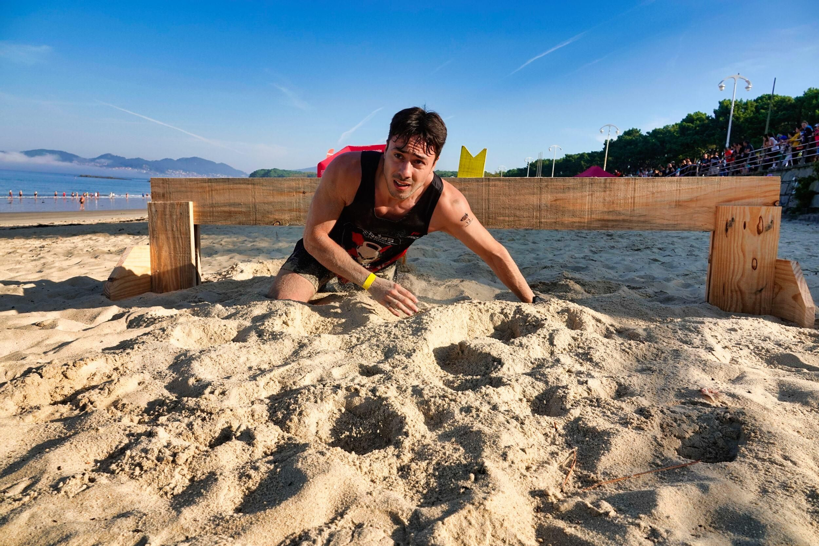 Participantes en el desafío Boot Camp en Samil.