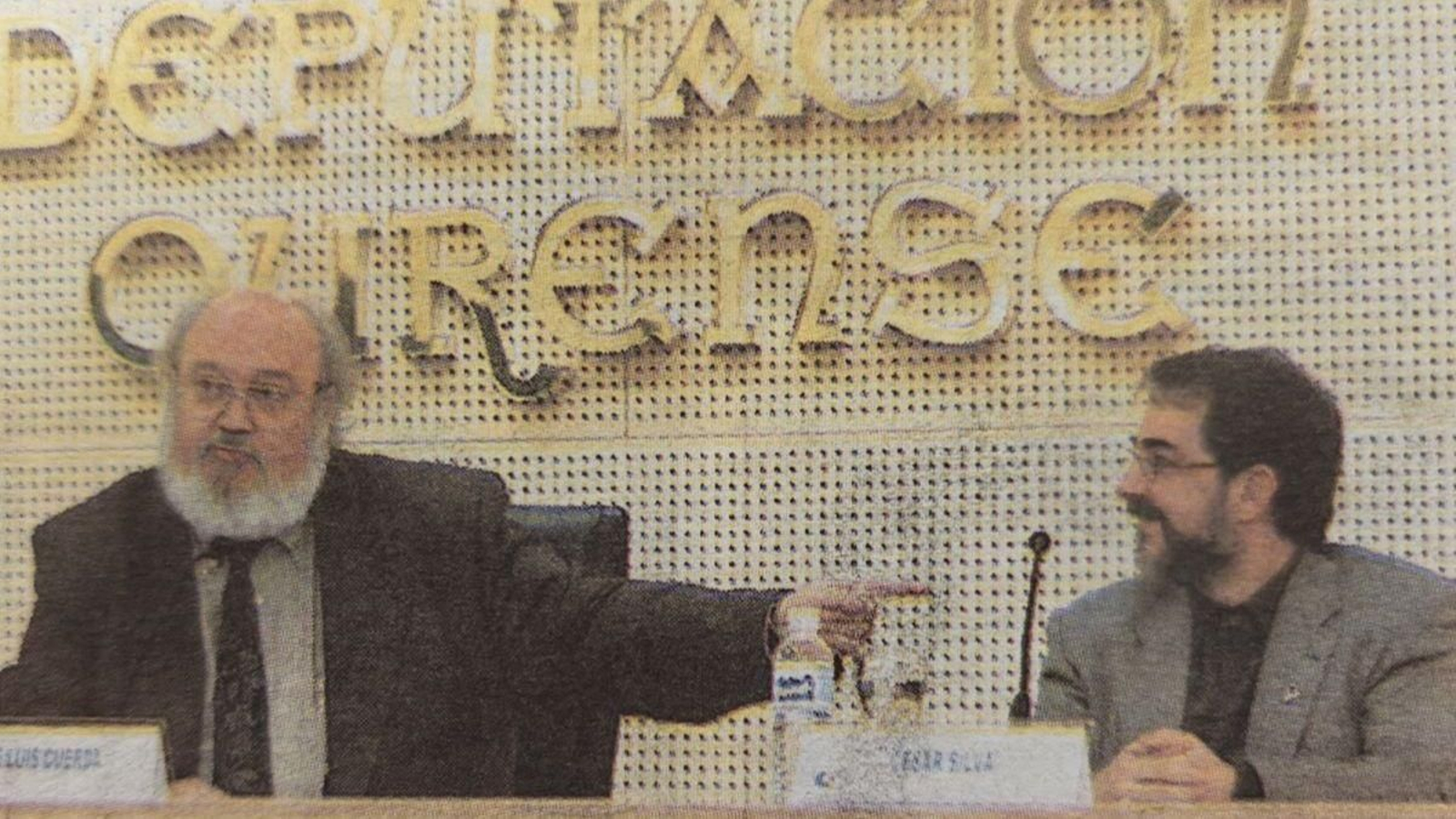 José Luis Cuerda y César Silva.