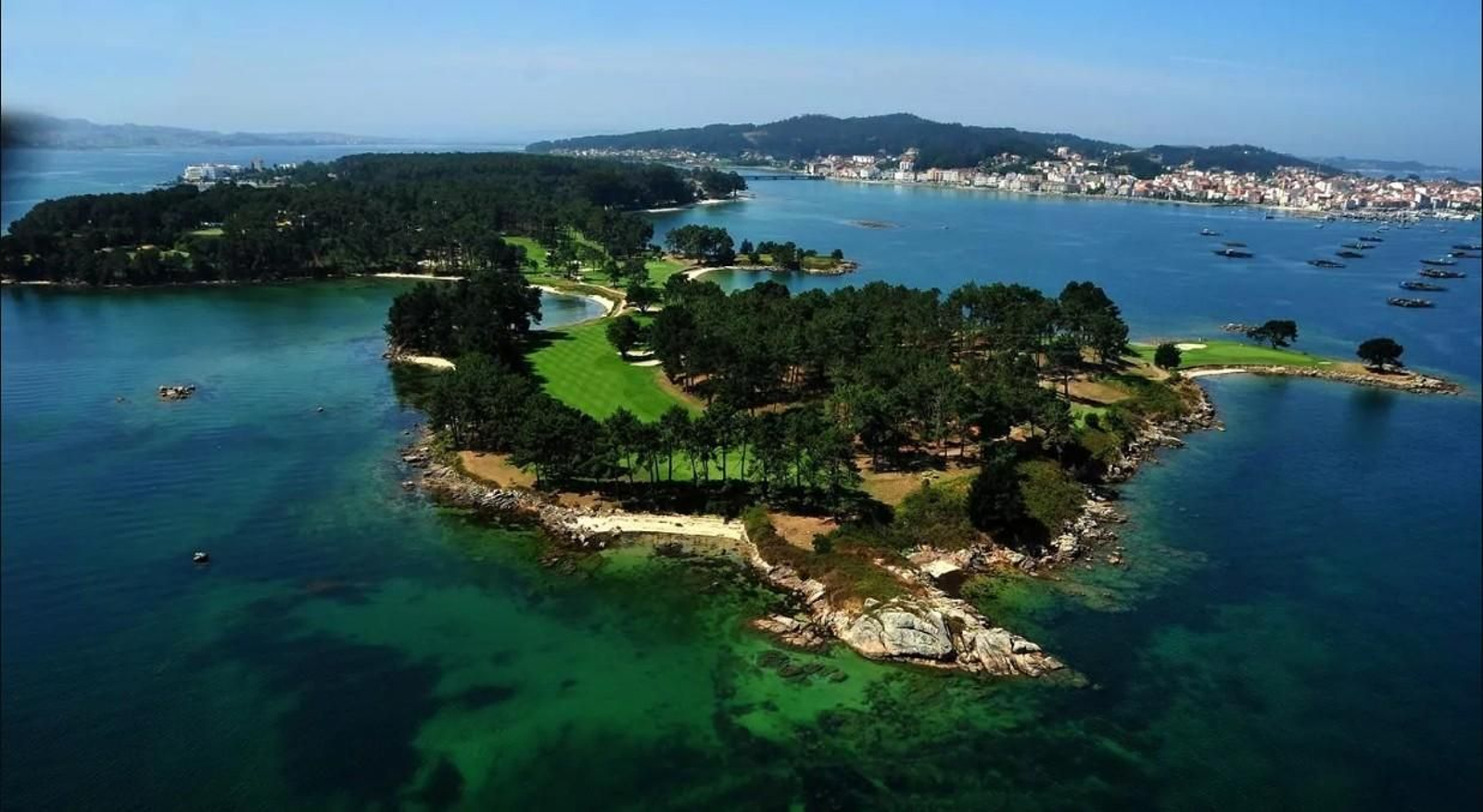 La Isla de A Toxa, uno de los enclaves más visitados de O Grove.