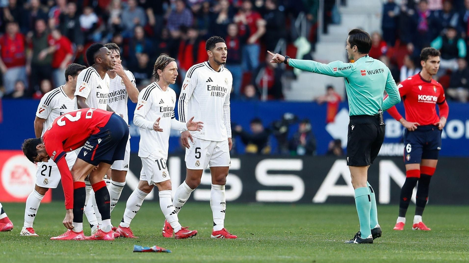 Bellingham antes de ser expulsado.