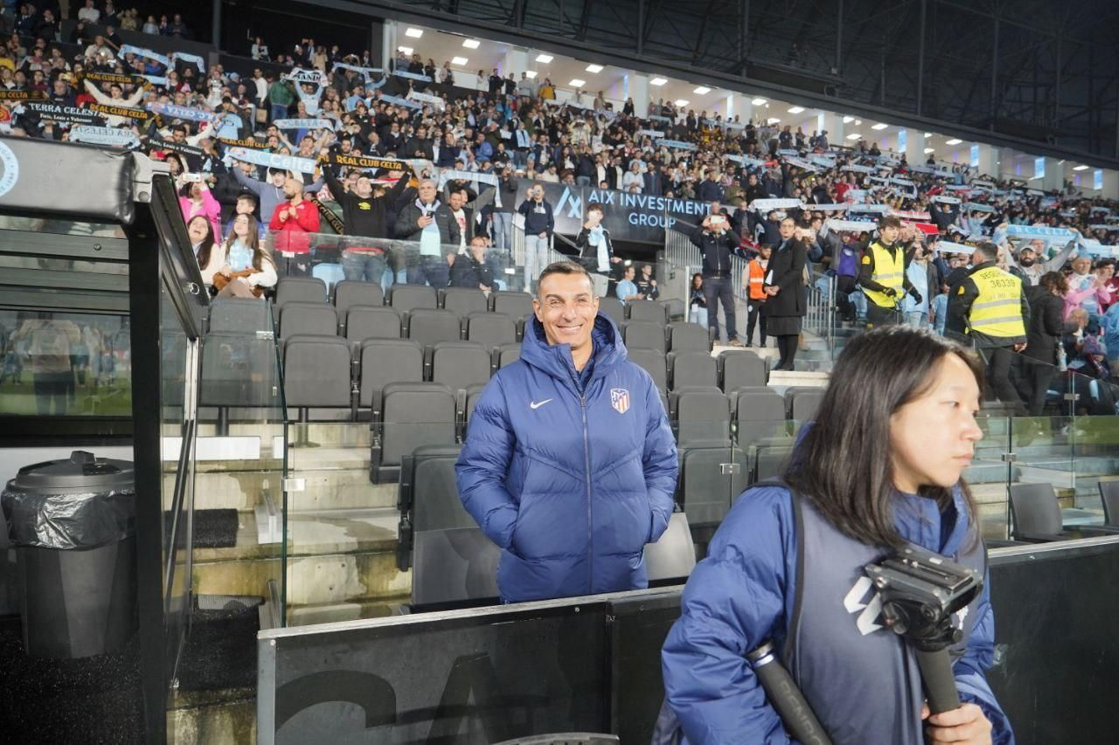 Partido entre el Celta y el Atlético de Madrid. // J.V. Landín