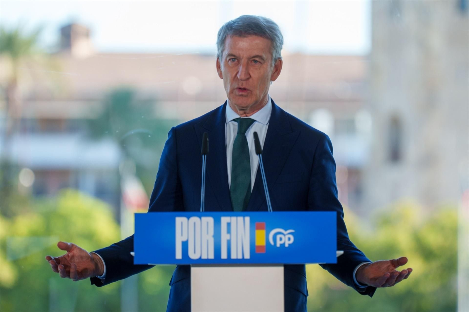 Alberto Núñez Feijóo presentó su programa de vivienda.