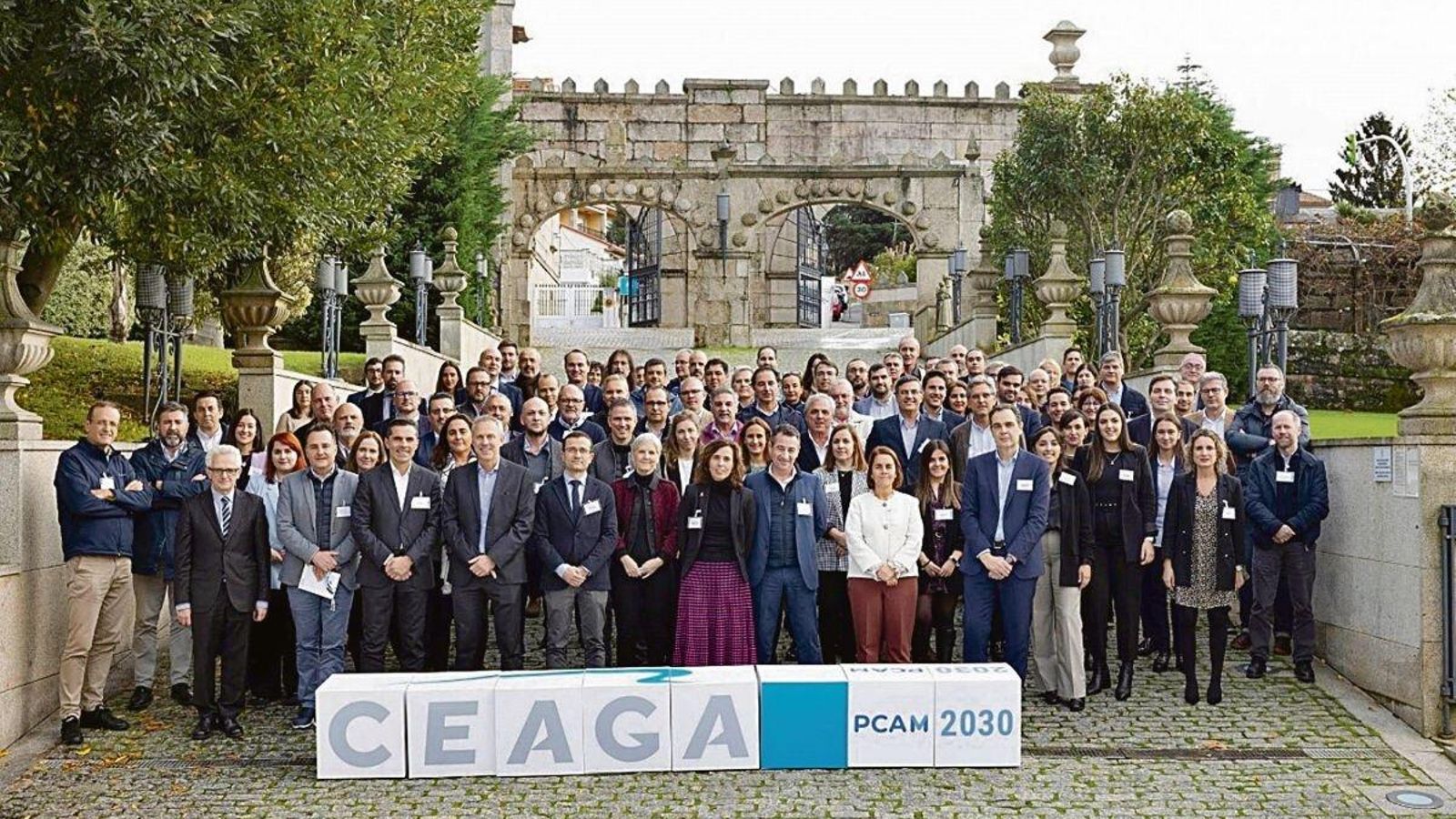 Representantes del sector en la presentación del plan estratégico PCAM 2030 de CEAGA