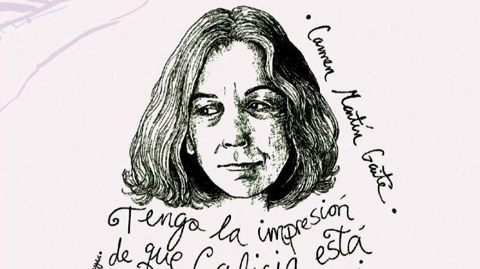 Manuscrito de Carmen Martín Gaite sobre su relación con Galicia.