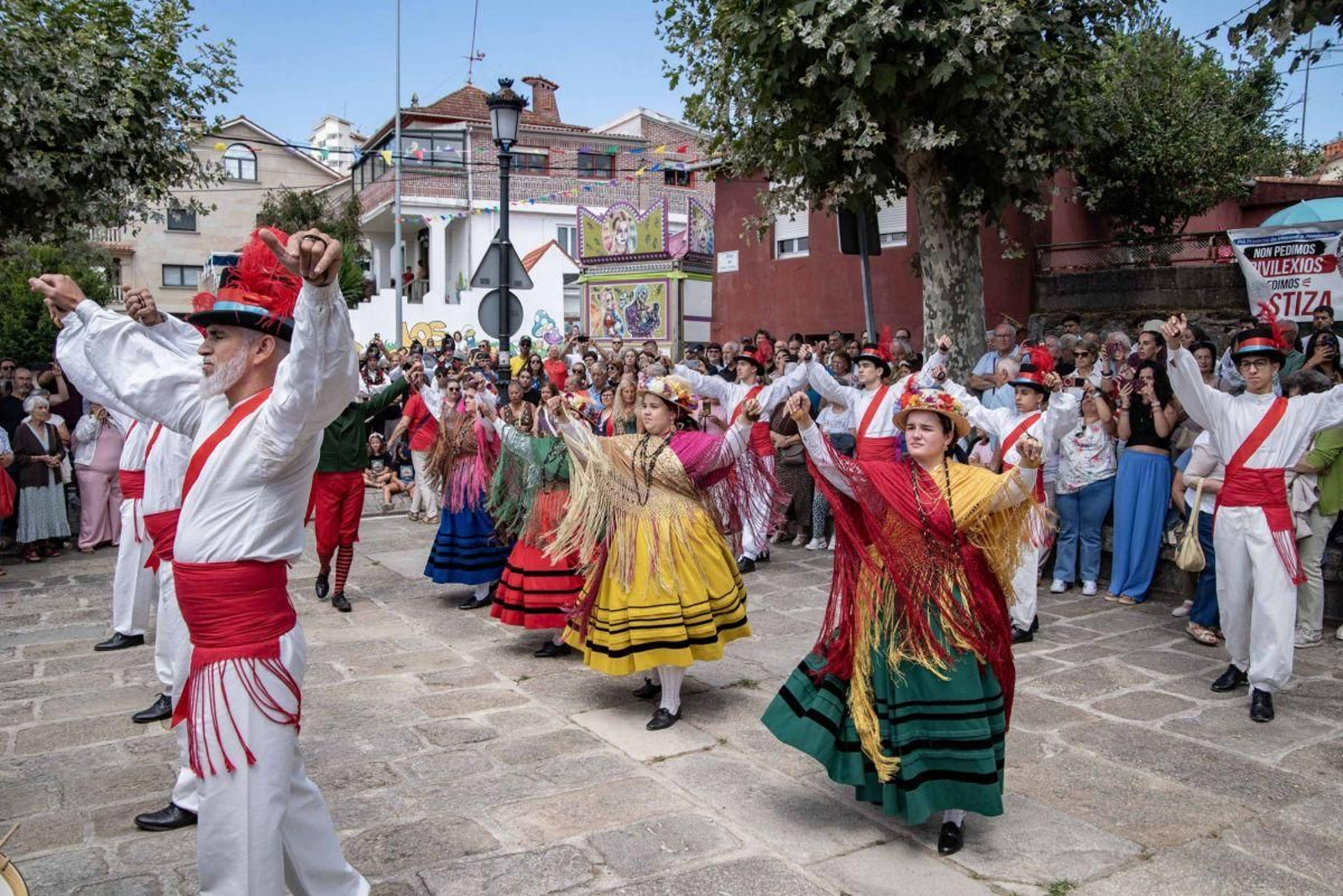 La danza de Damas y Galáns regresó a Lavadores