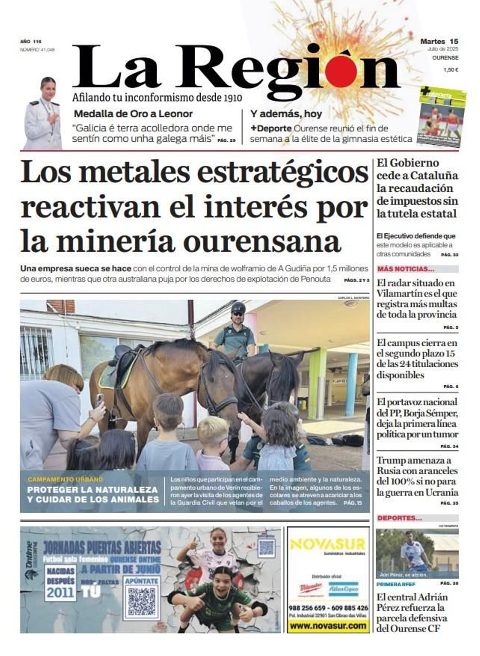 Portada 15 de julio