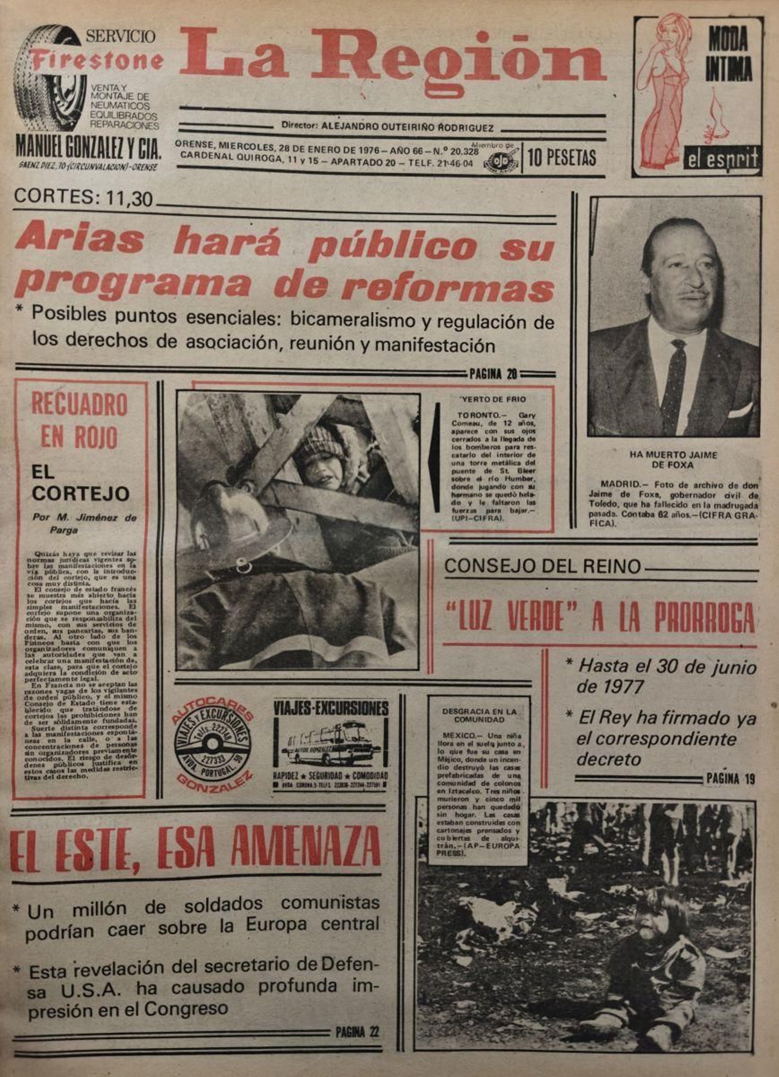 La portada de 1976.