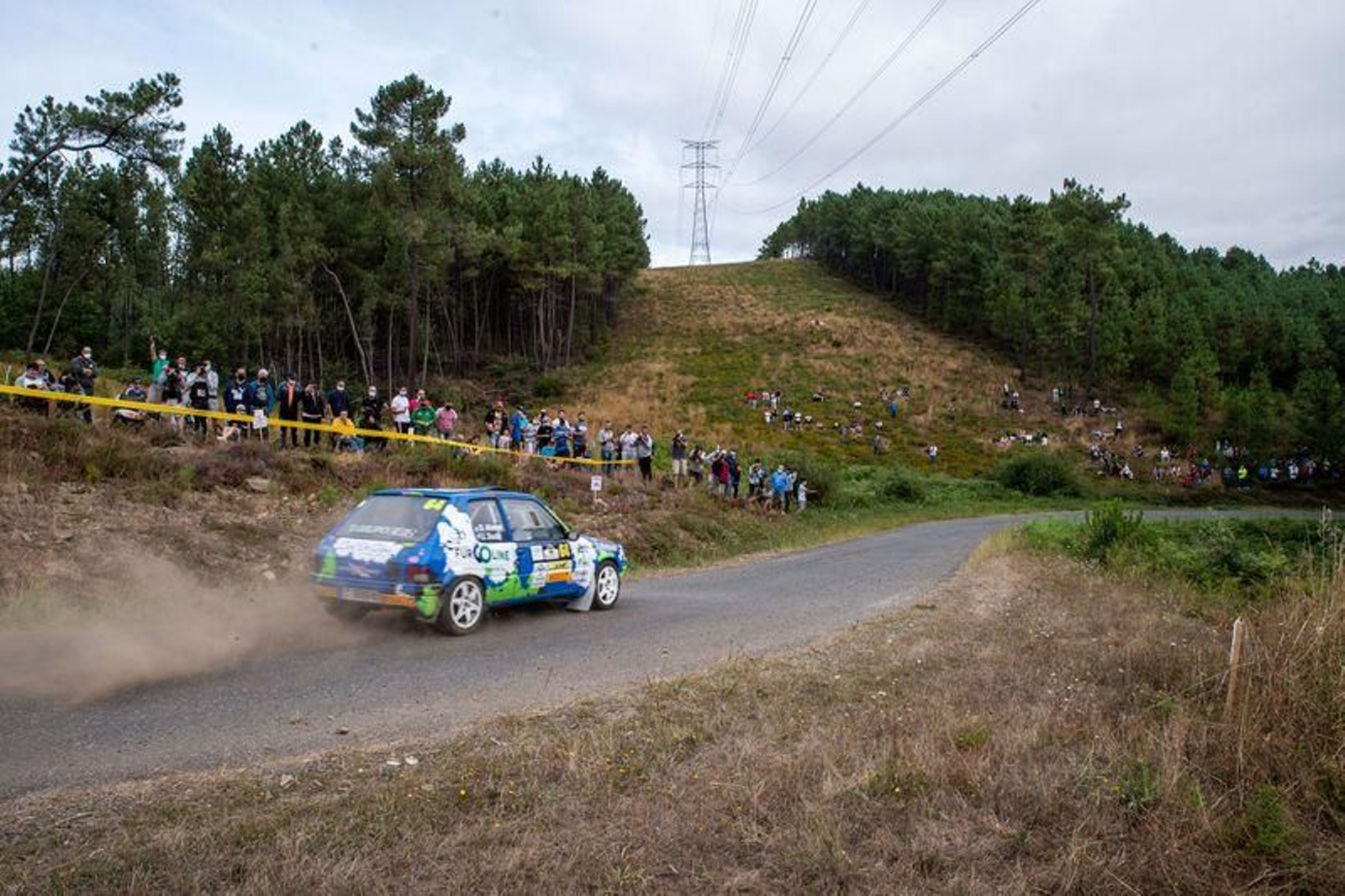 Sesión matinal de la segunda jornada del Rally do Lacón (ÓSCAR PINAL)
