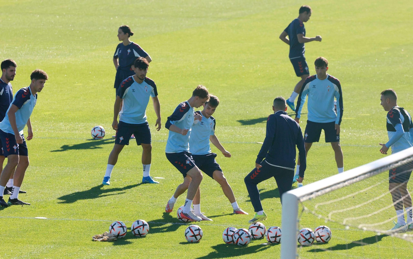 Galería | El Celta se prepara para una gran noche europea ante la Juventus