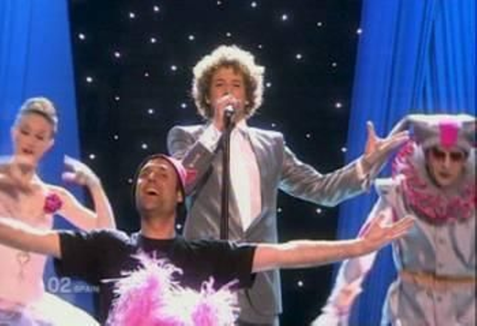 Momento en el que Jimmy Jump irrumpe en el escenario. (Foto: tve)