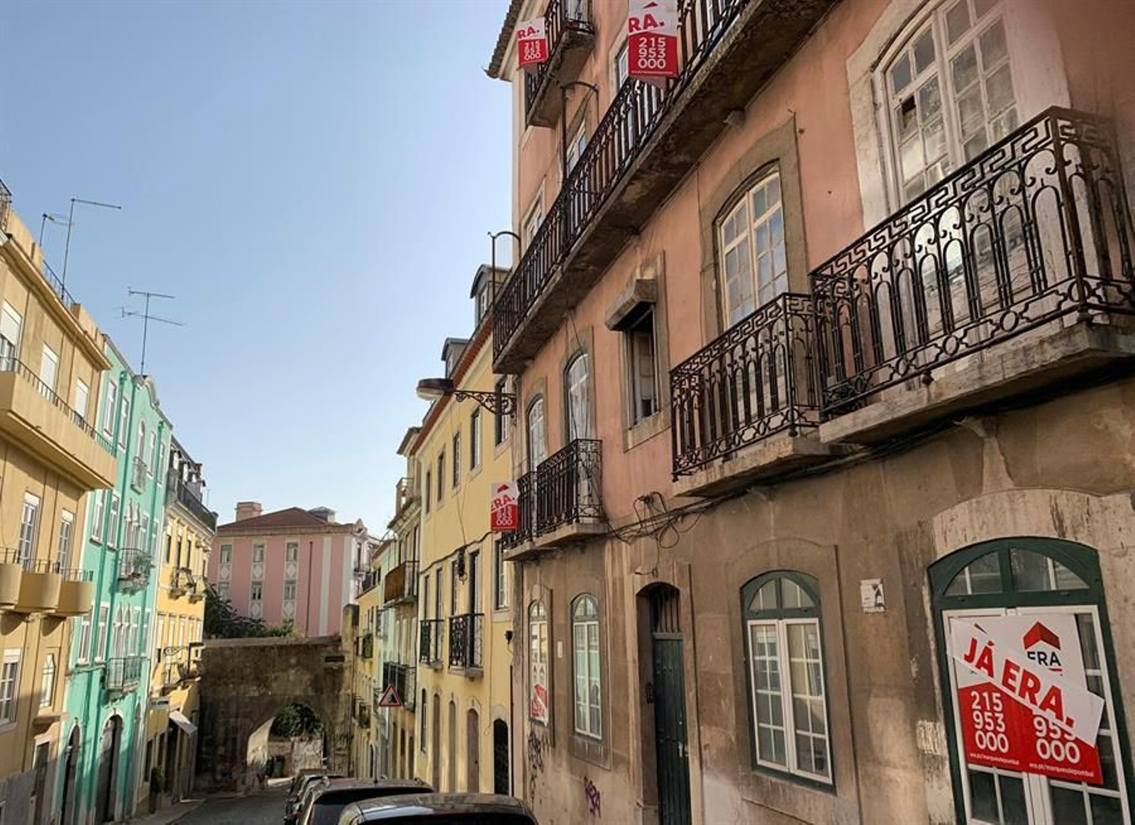 Una calle en Lisboa (EFE).
