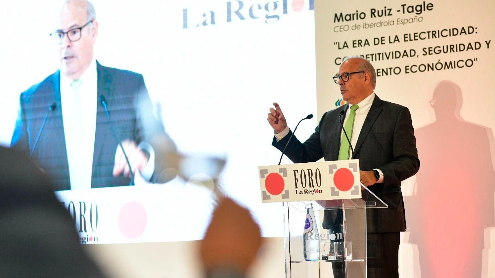 Directo | Foro La Región "La era de la electricidad", con Mario Ruiz-Tagle, CEO de Iberdrola España