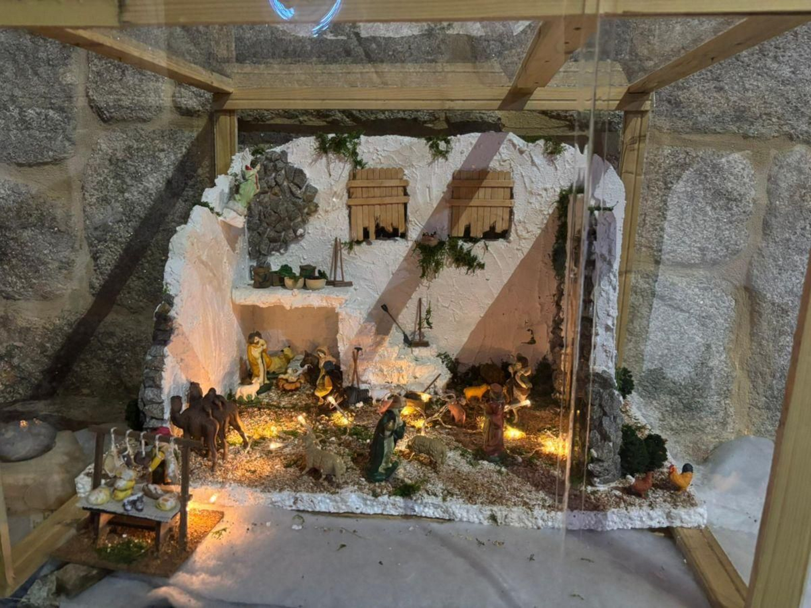 La representación de la Natividad en la aldea de As Lamas.