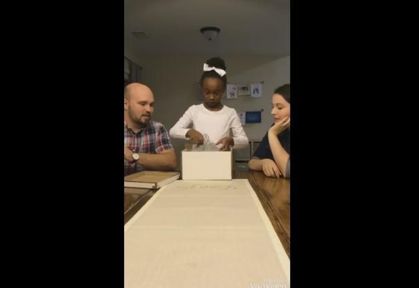 Ivey, momentos antes de descubrir la feliz noticia.