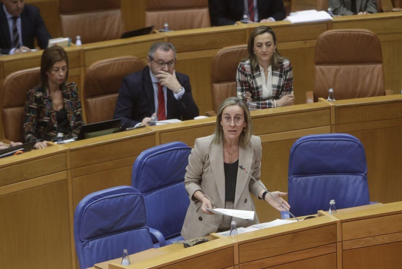 Ethel Vázquez, ayer.