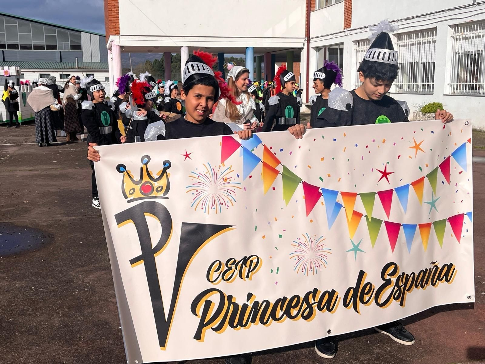 O Entroido no colexio Princesa de España de Verín