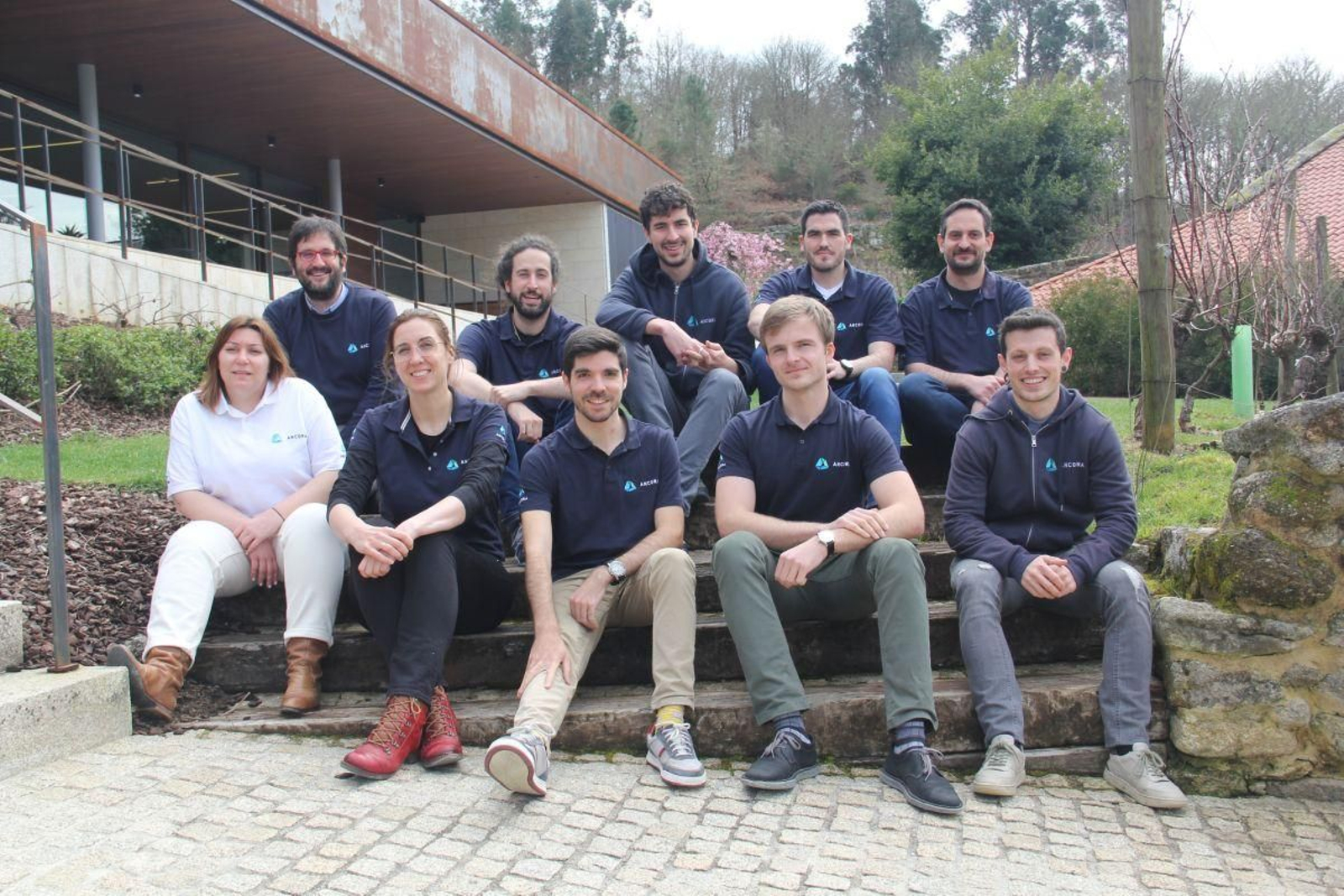 Los miembros de la startup.