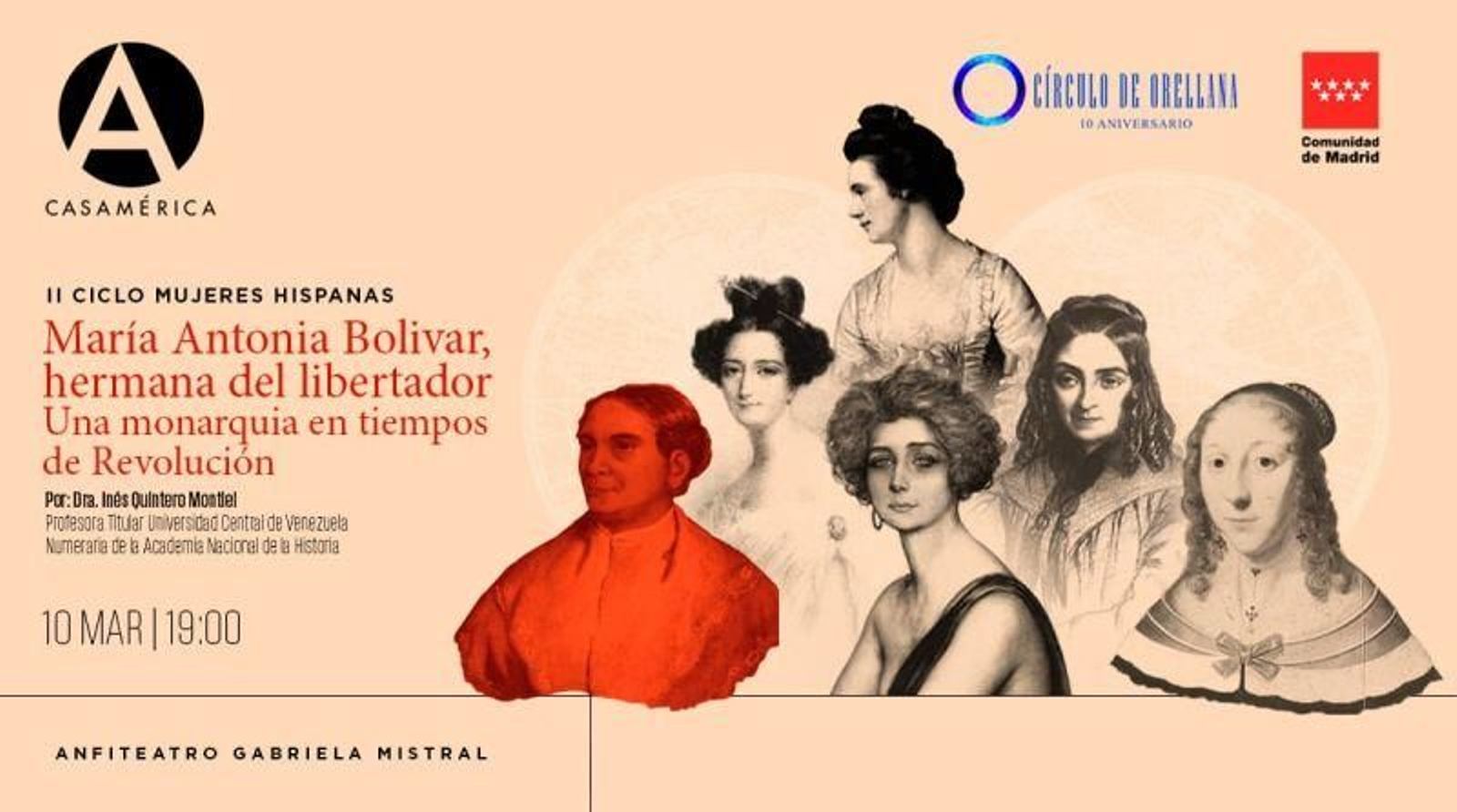 Cartel del II Ciclo de Mujeres Hispanas
