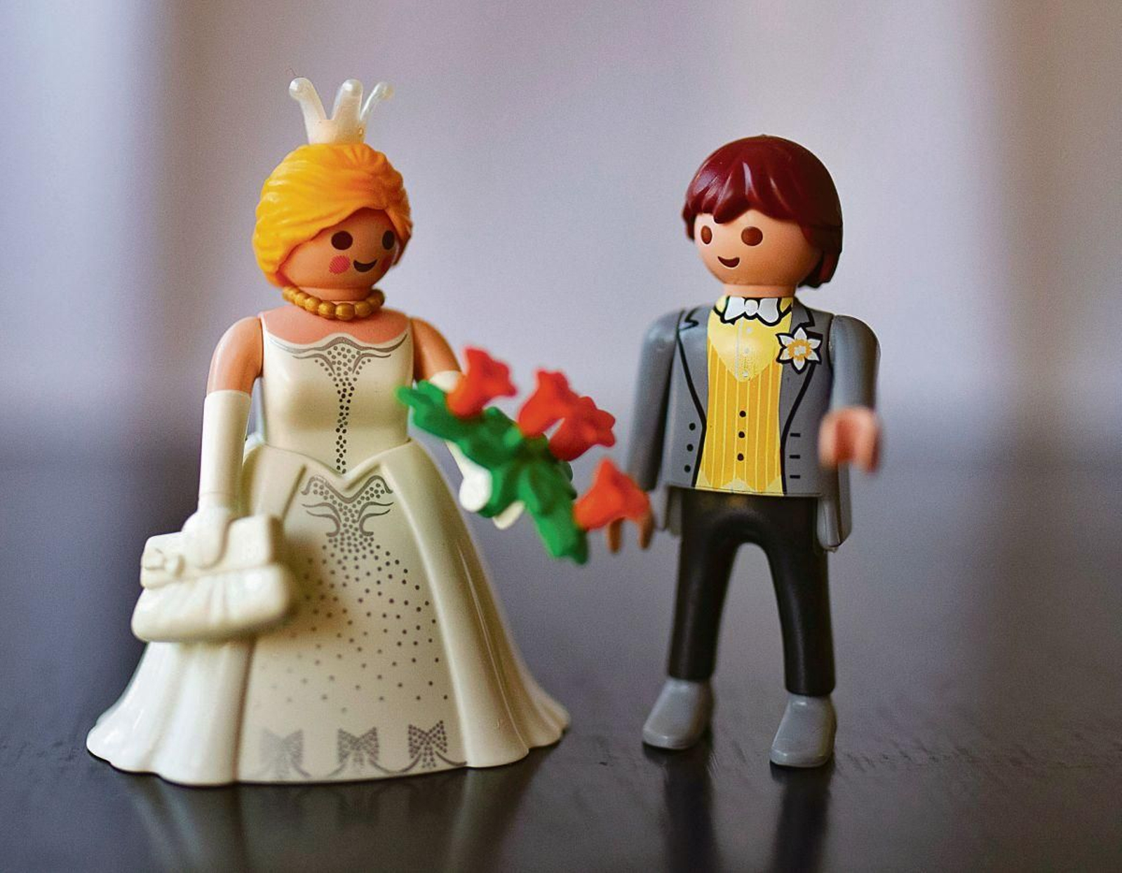 Novios de Playmobil. Hay varios modelos diferentes.