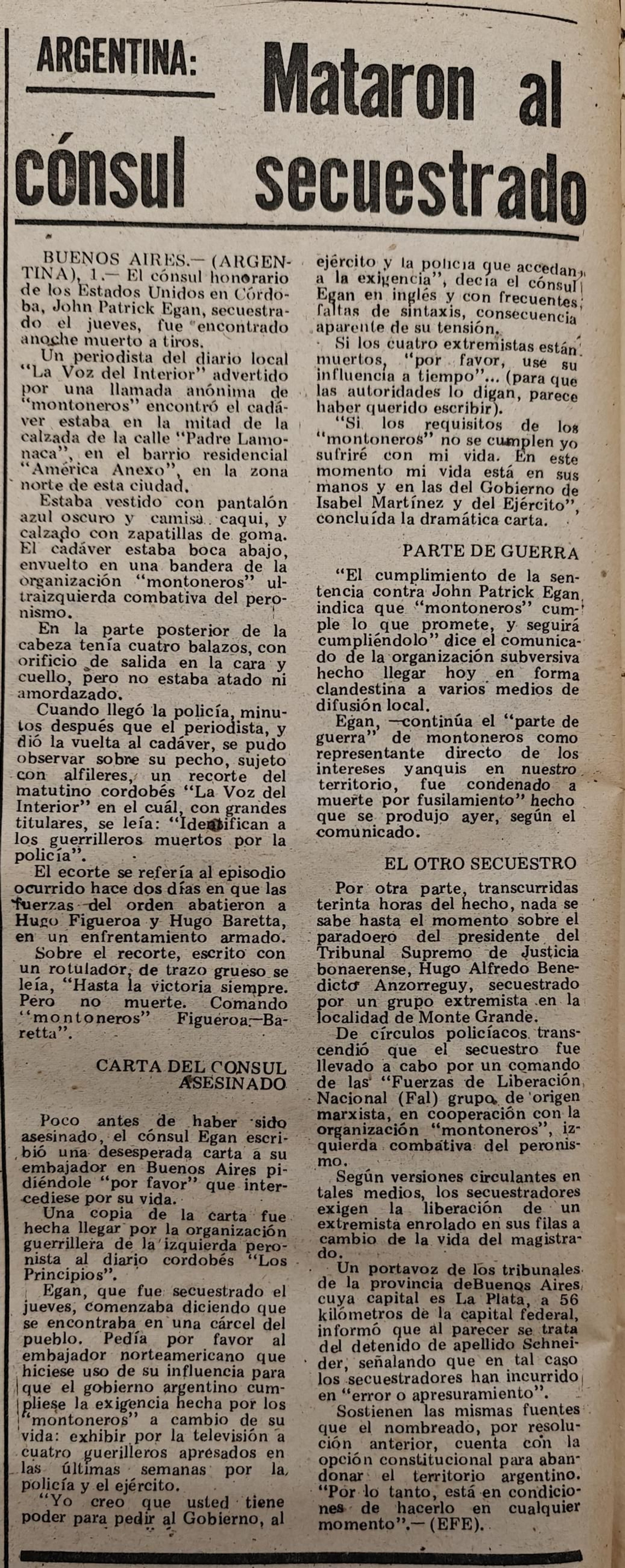 3 de marzo del 1975.