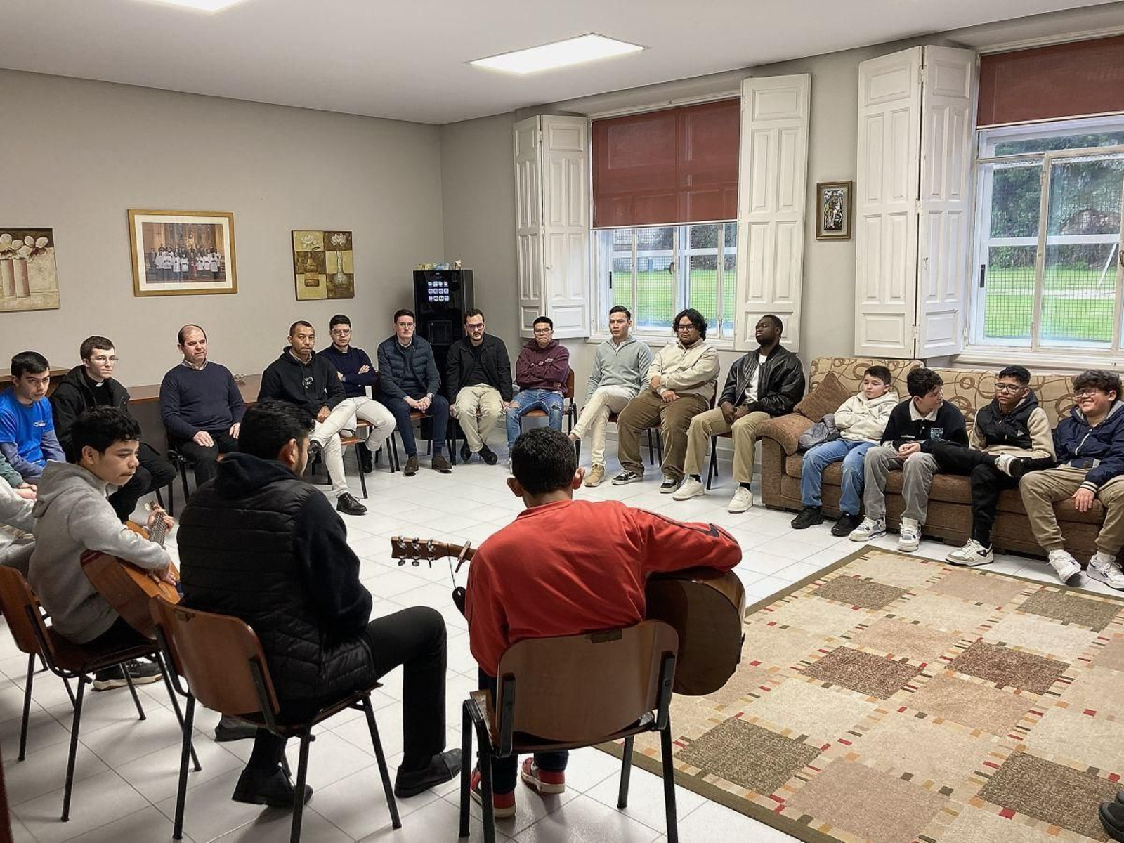 Música en el seminario.