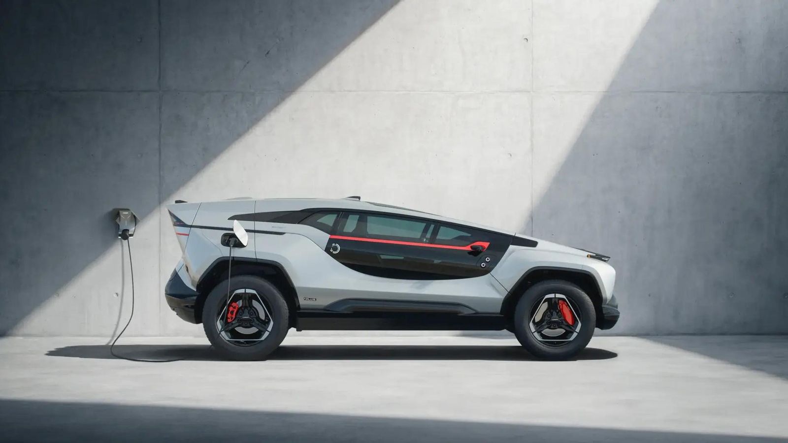 El nuevo SUV eléctrico de la gama Exobot, compañía de Arabia Saudí