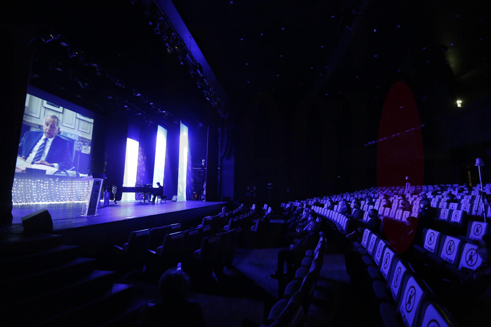 Gala inaugural del 25 Ourense Film Festival en el Auditorio de Ourense.
Foto: Xesús Fariñas