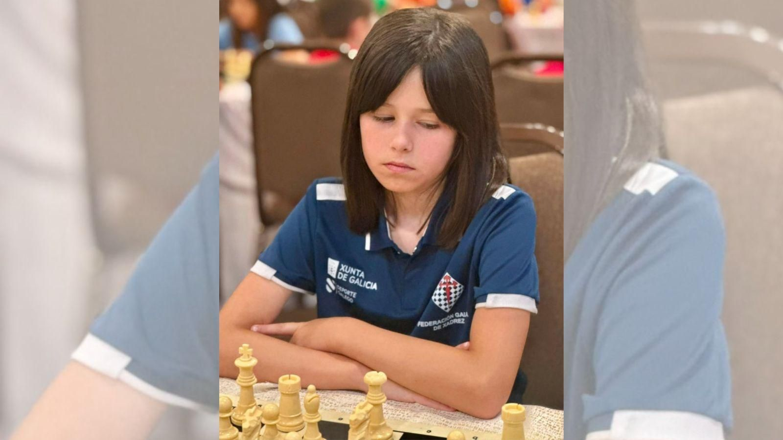 Una pensativa Anna Soares, en el Campeonato de España.