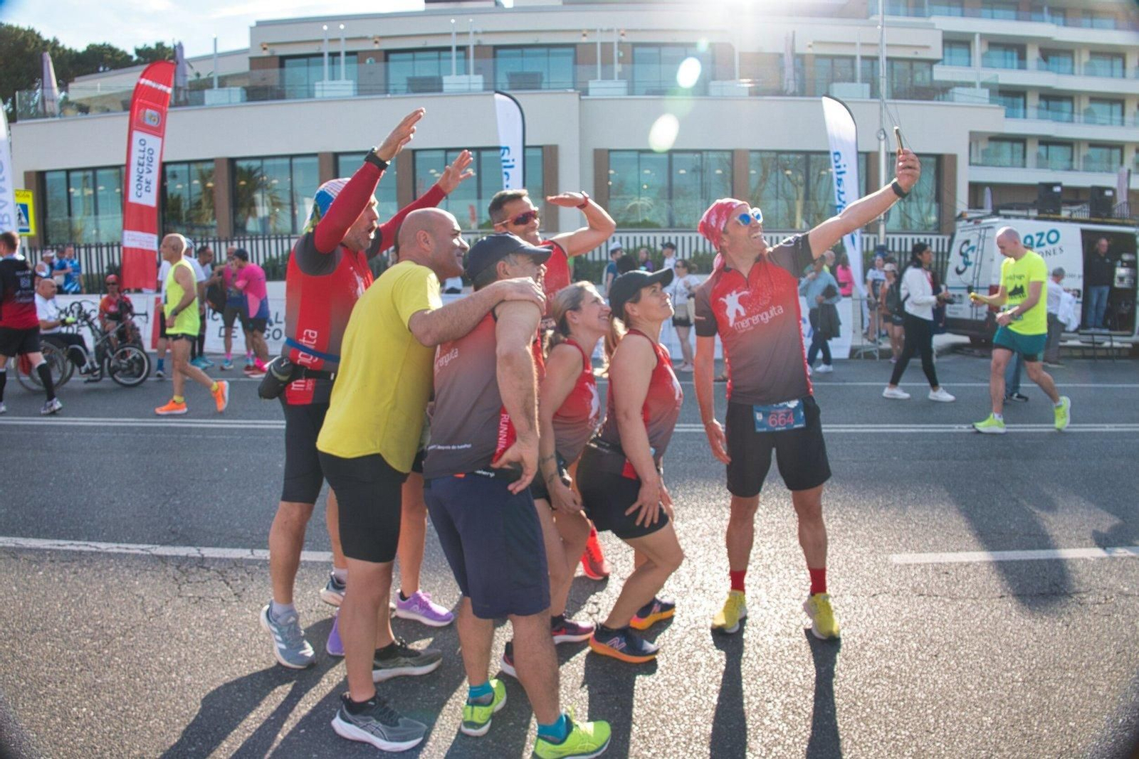 Momento de sacar foto para el recuerdo.