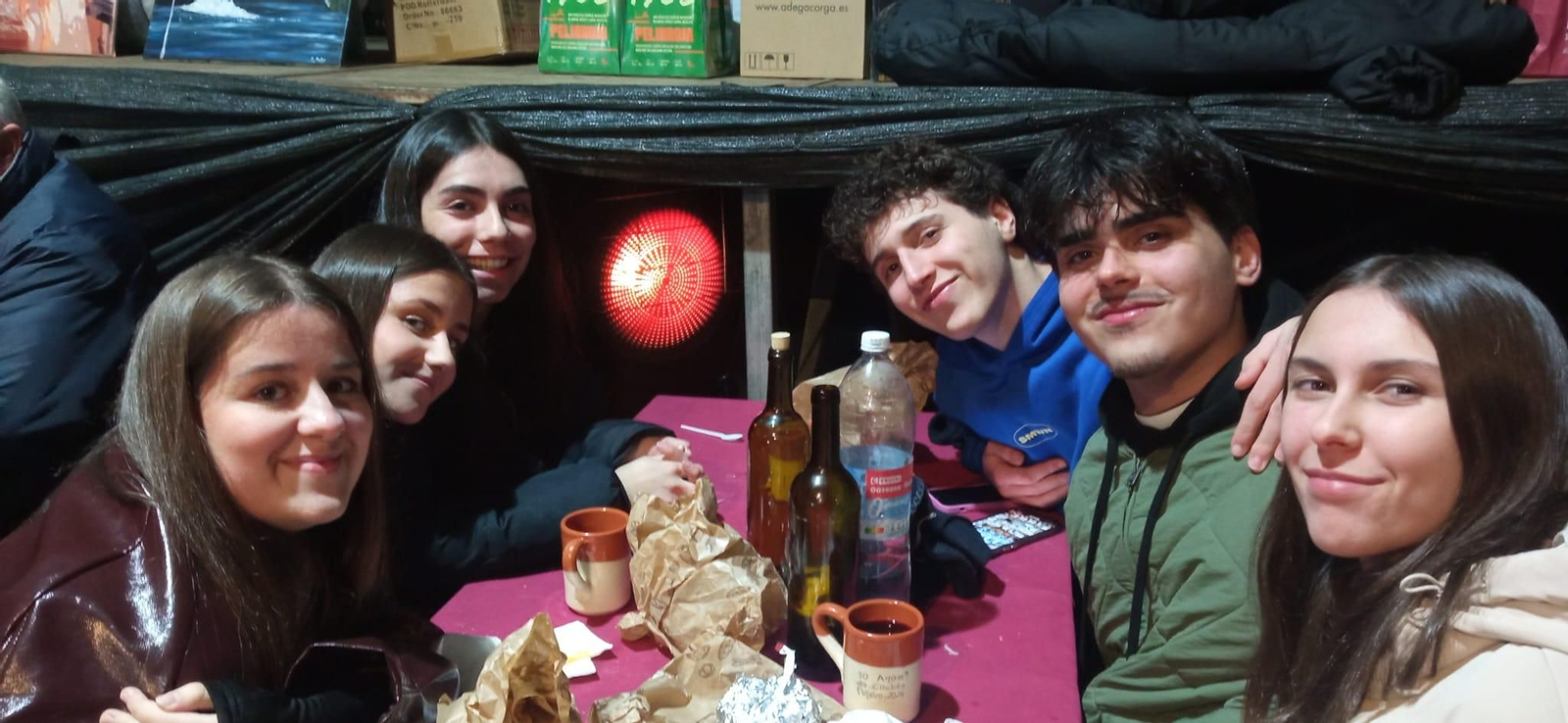 Galería | Cocido para combatir la borrasca Ingrid en Piñeiro