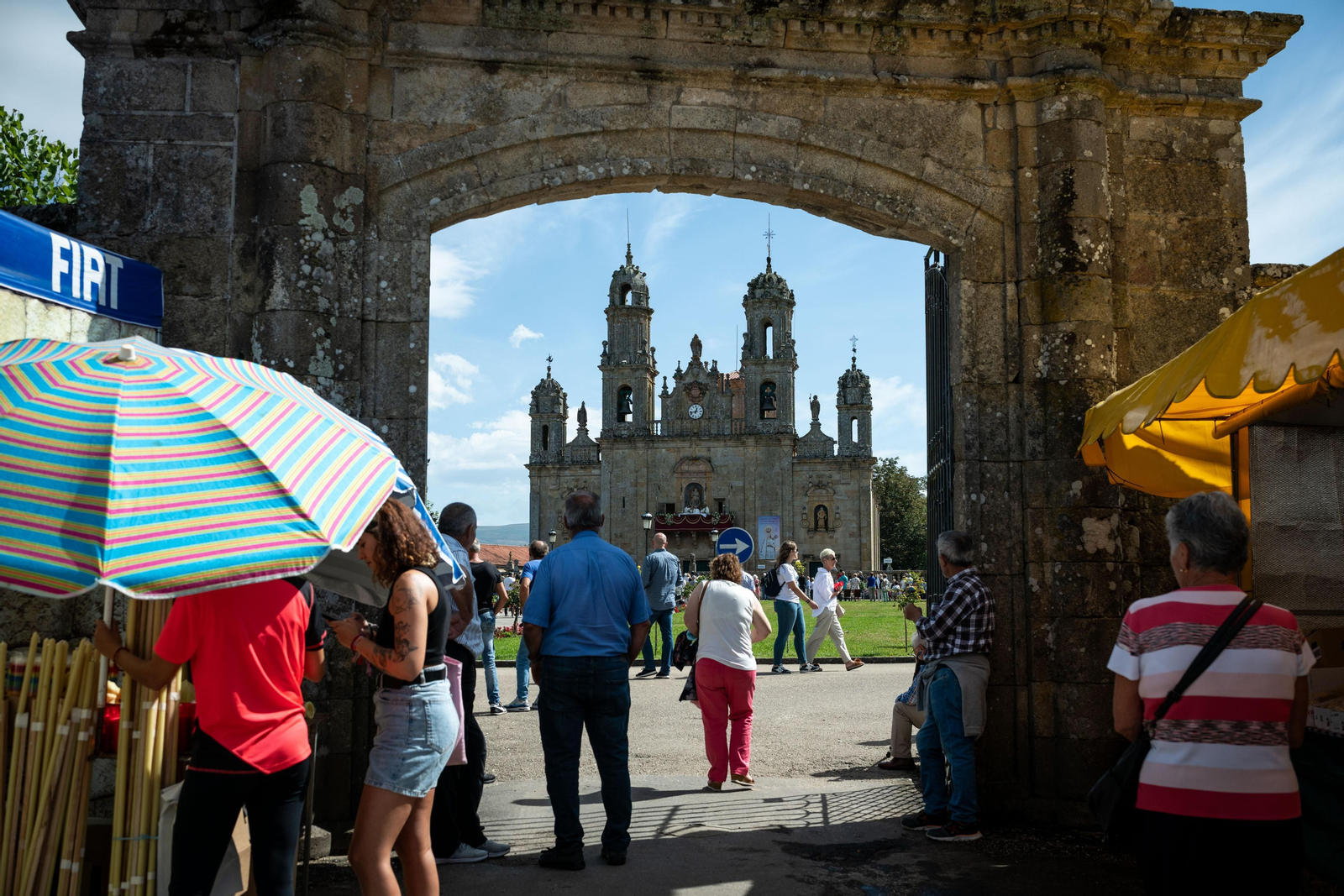 BAÑOS DE MOLGAS (SANTUARIO DOS MILAGROS). 08/09/2023. OURENSE. Misa grande dos Milagros con procesión da Virxe. FOTO: ÓSCAR PINAL