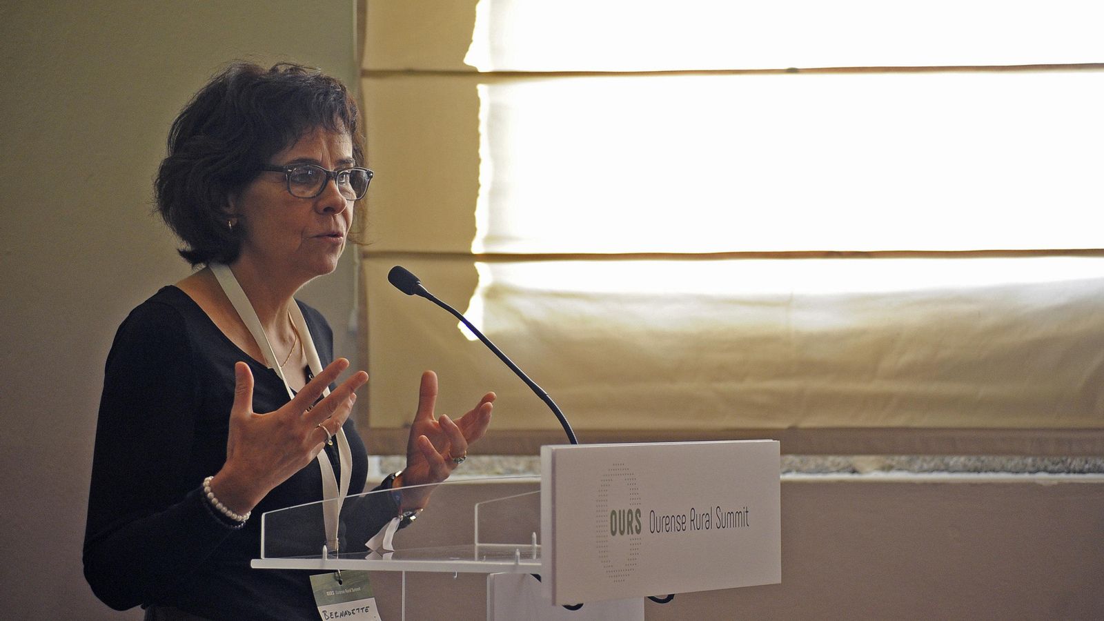 Nogueira de Ramuín 29/10/19Inaguración congreso Ourense rural summit en el parador de Santo EstevoBernadette MontanariFotos Martiño Pinal