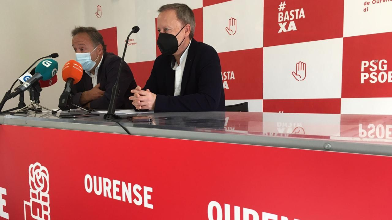 Rafael Villarino durante una rueda de prensa. LR