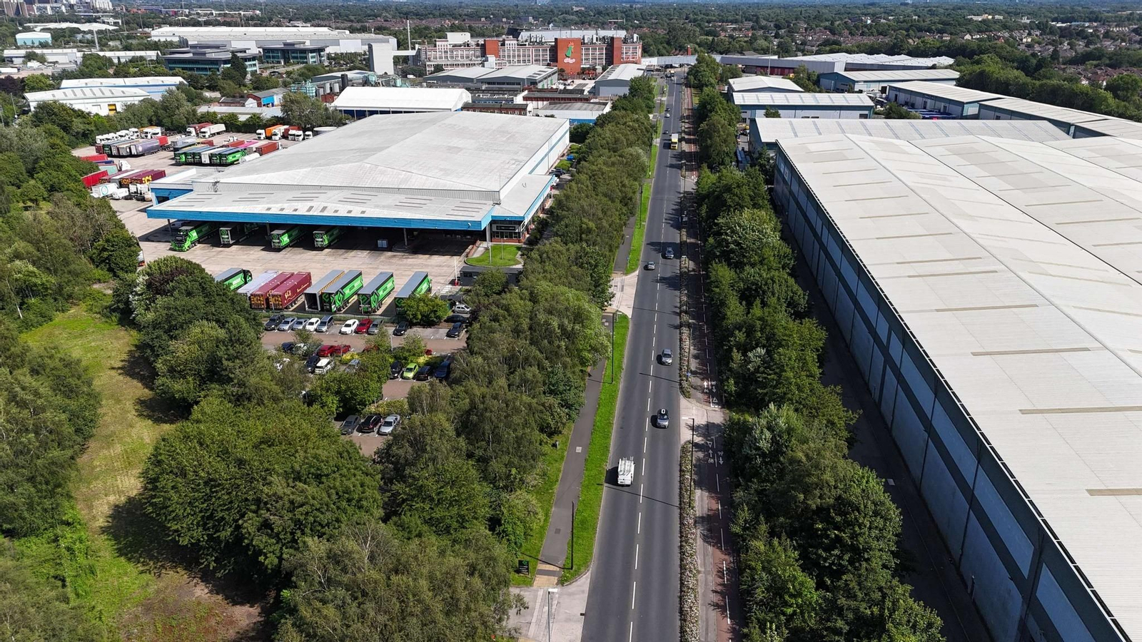 Imagen del área de Trafford