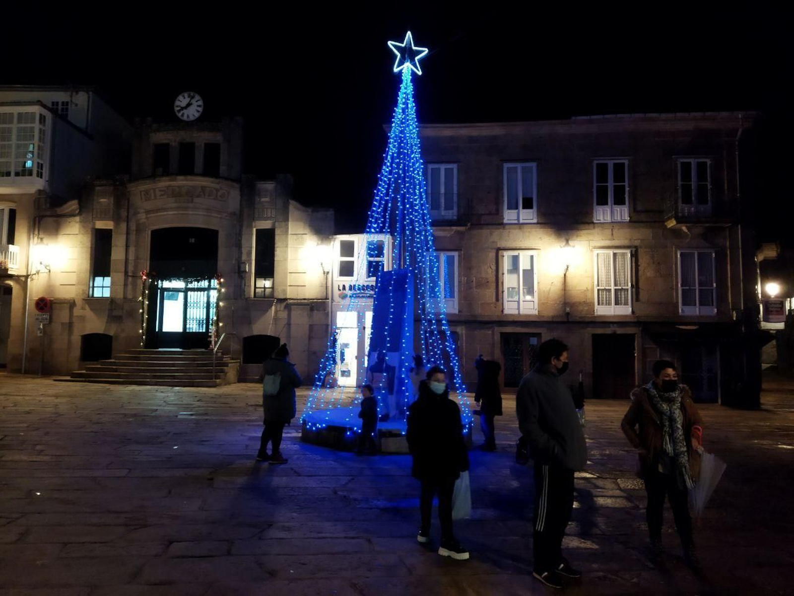 Decoración navideña en Celanova