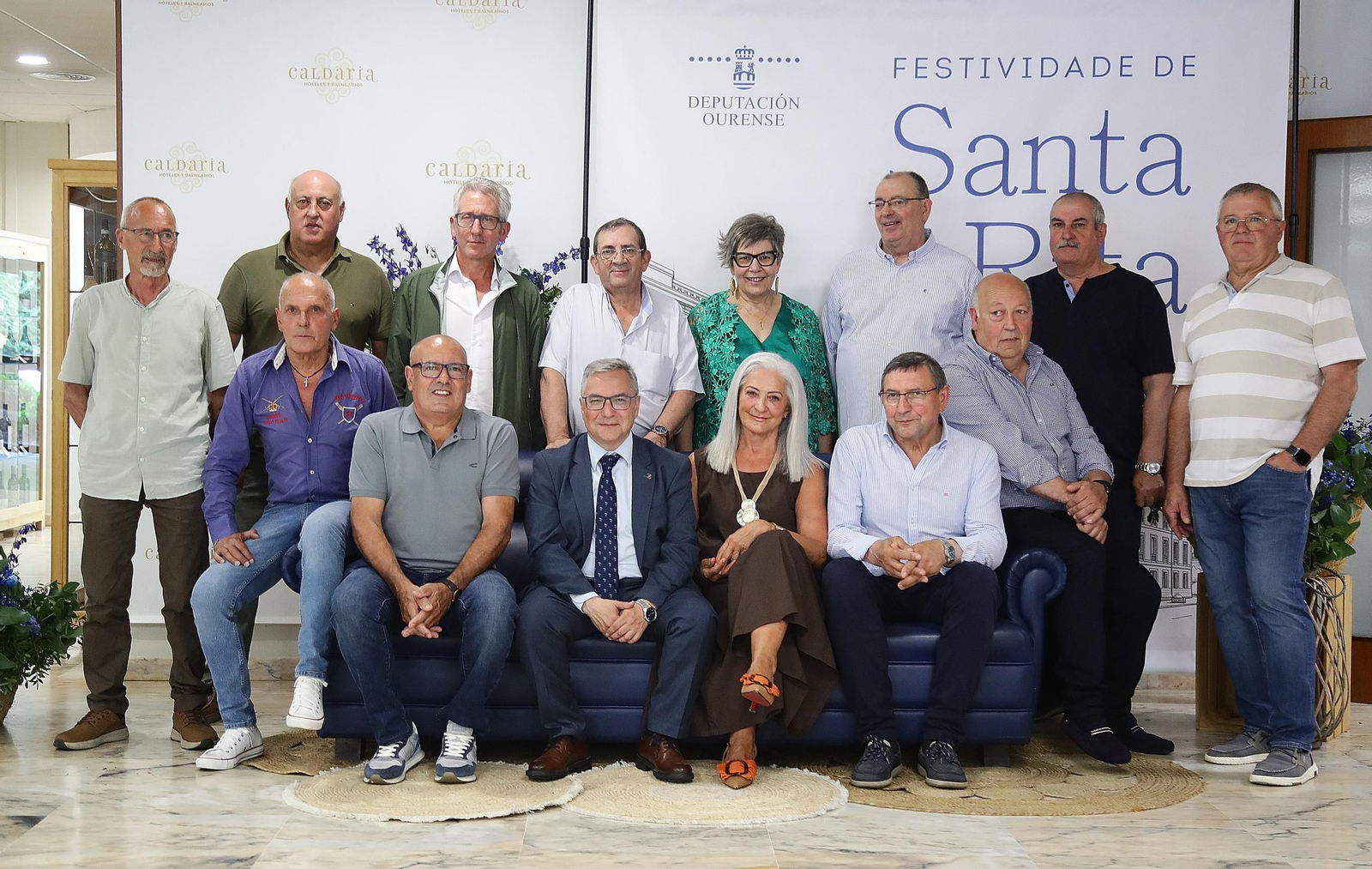 Galería | La Diputación de Ourense celebra a Santa Rita y homenajea a sus empleados que se jubilan