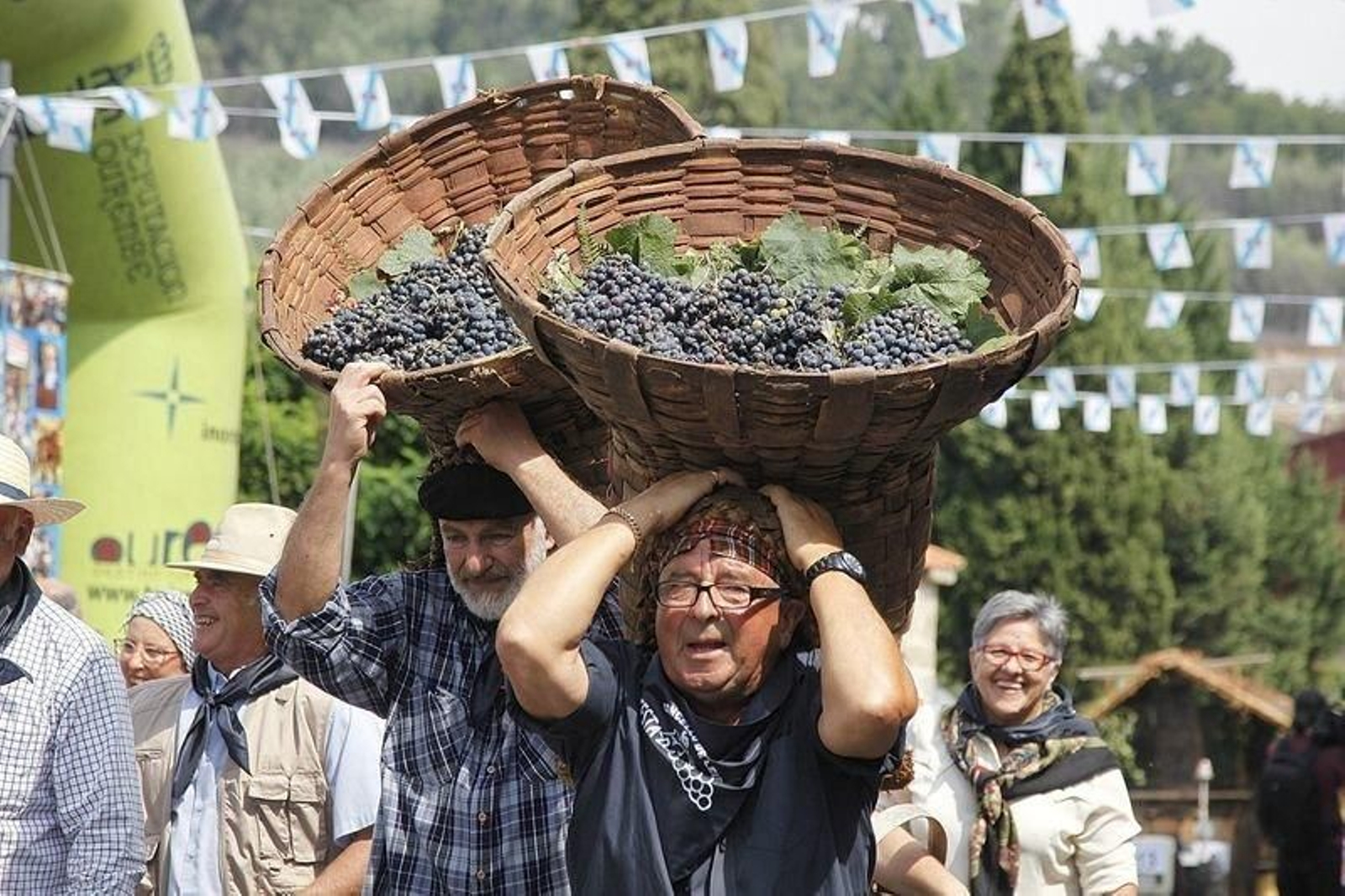 Mariano Rajoy pregonero en la Fiesta de la Vendimia en Leiro