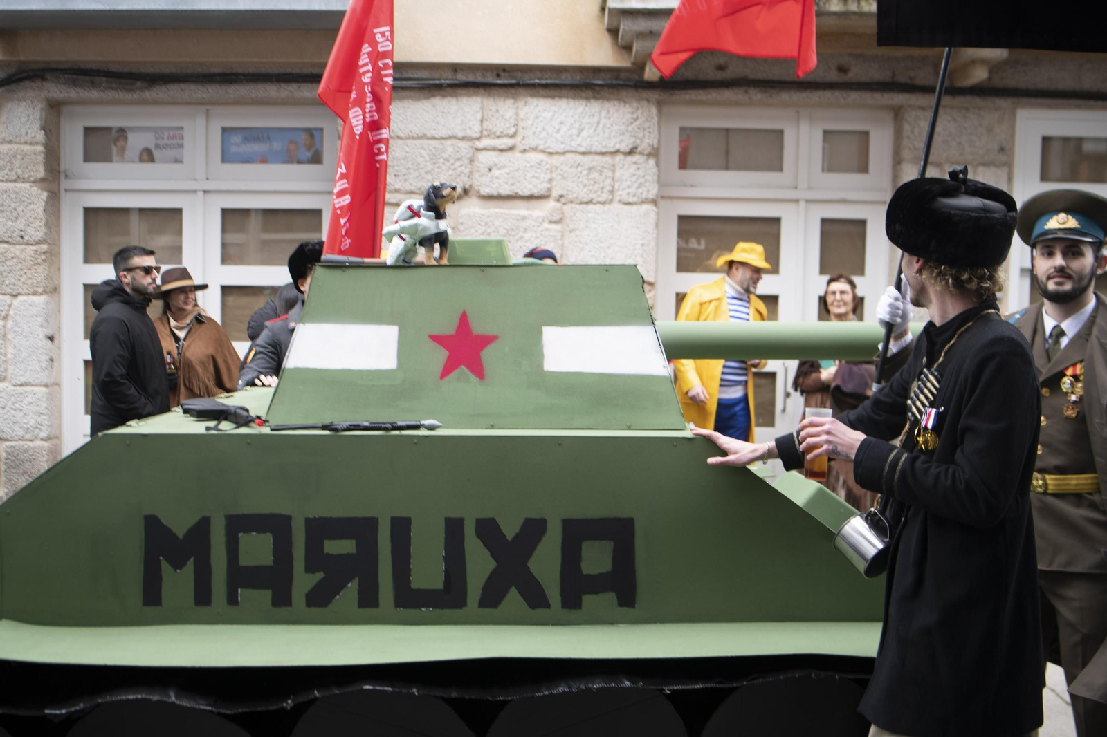 Galería | El sol hace acto de presencia en la mañana de sábado de Entroido de Xinzo de Limia