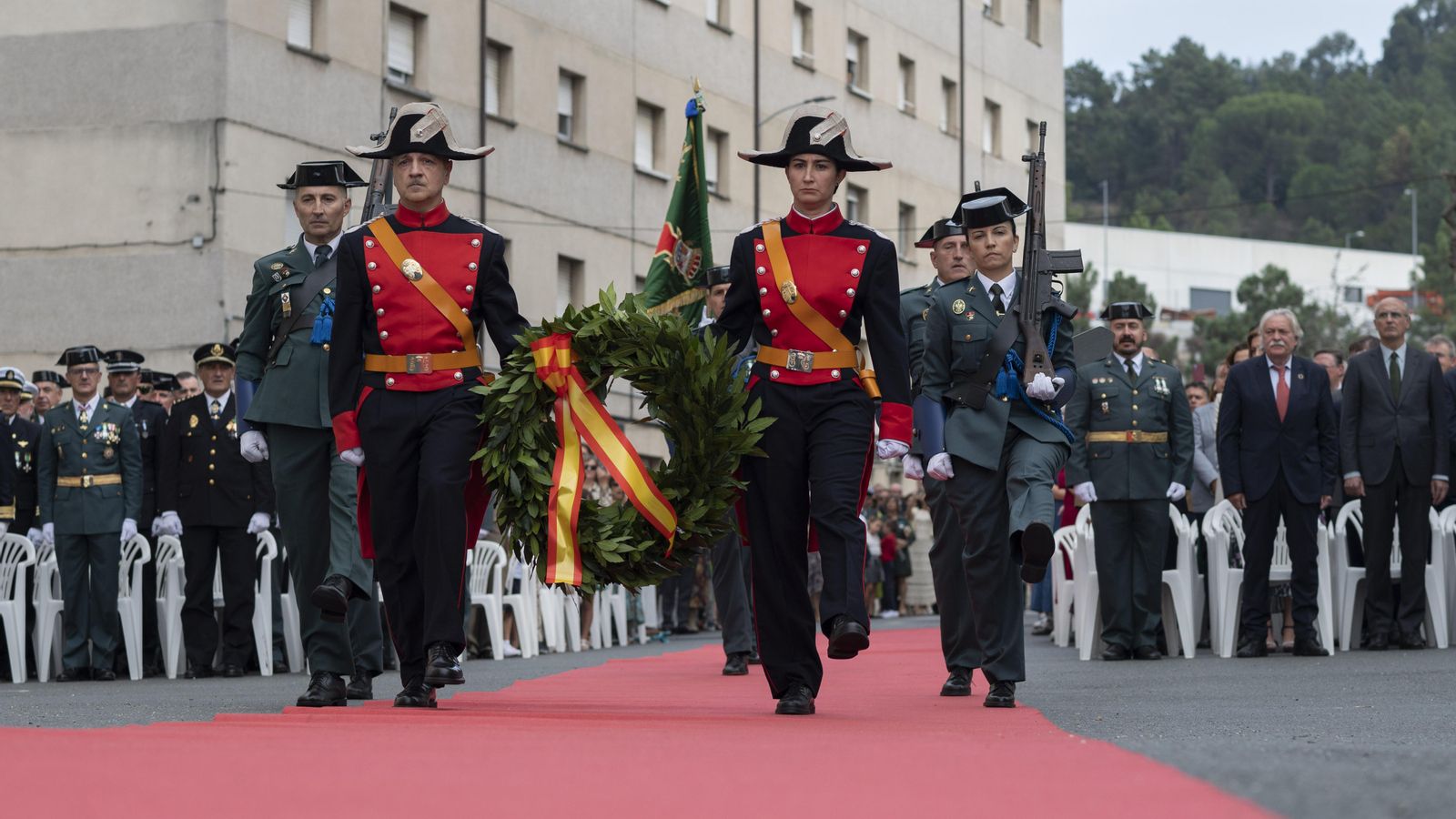 Actos día del Pilar en Ourense. Foto: Martiño Pinal