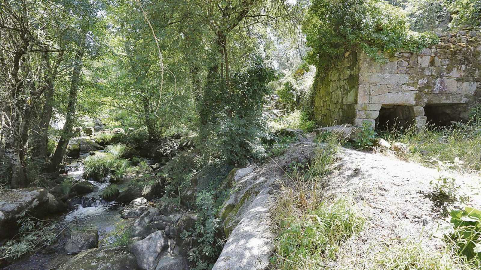 Parte de la ruta de los molinos del Lonia. (FOTO: MARCOS ATRIO).