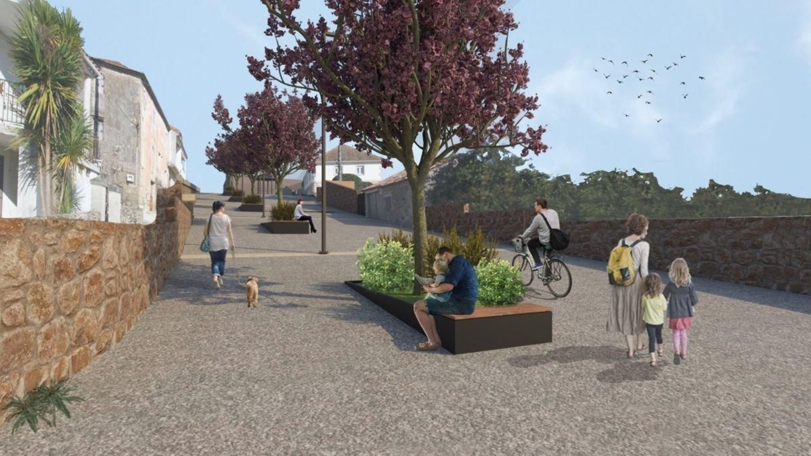 Imagen del proyecto que se realizará en el entorno de A Costa.