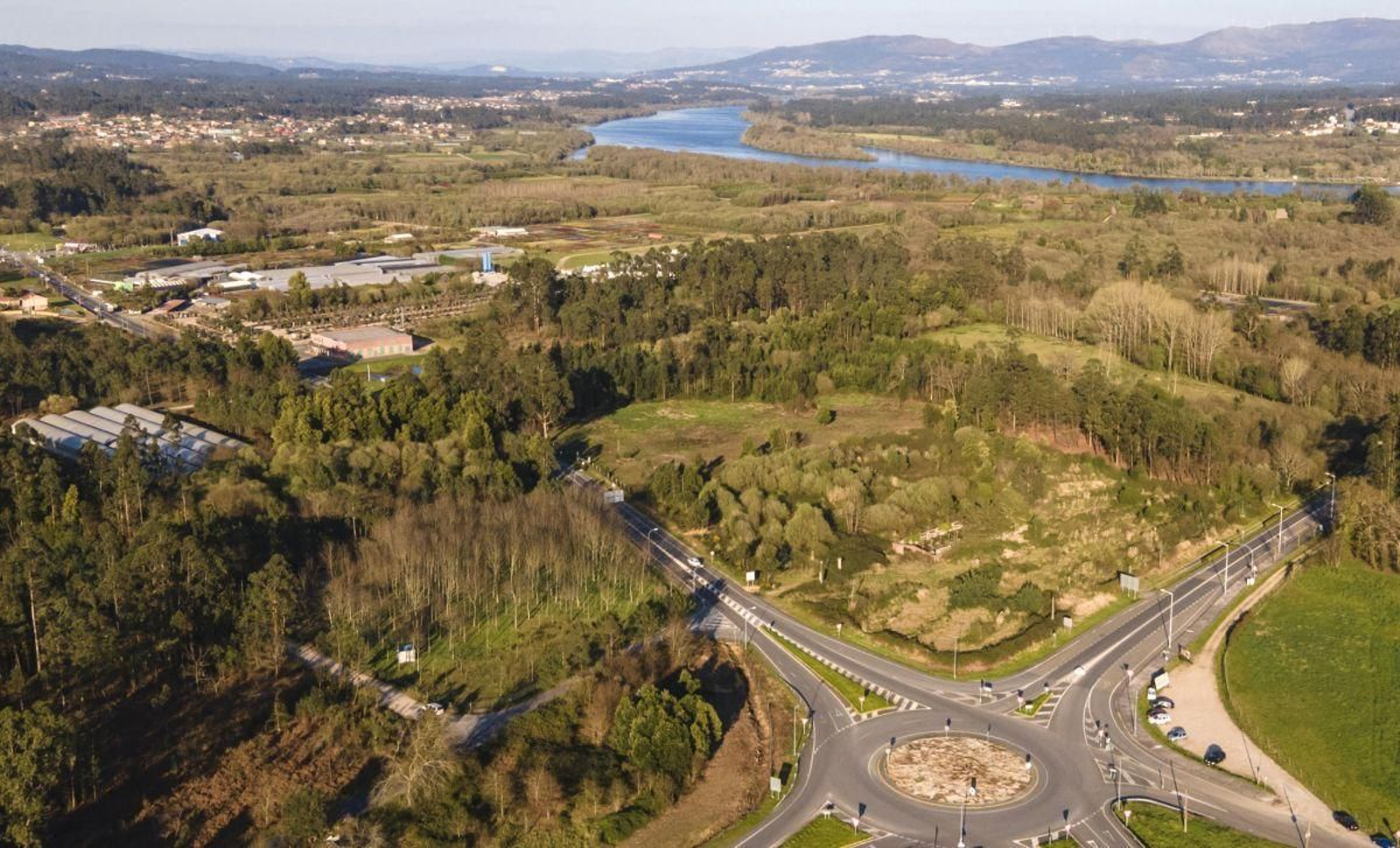 El área donde se creará el parque, que permitirá reordenar las naves de las empresas ya existentes.