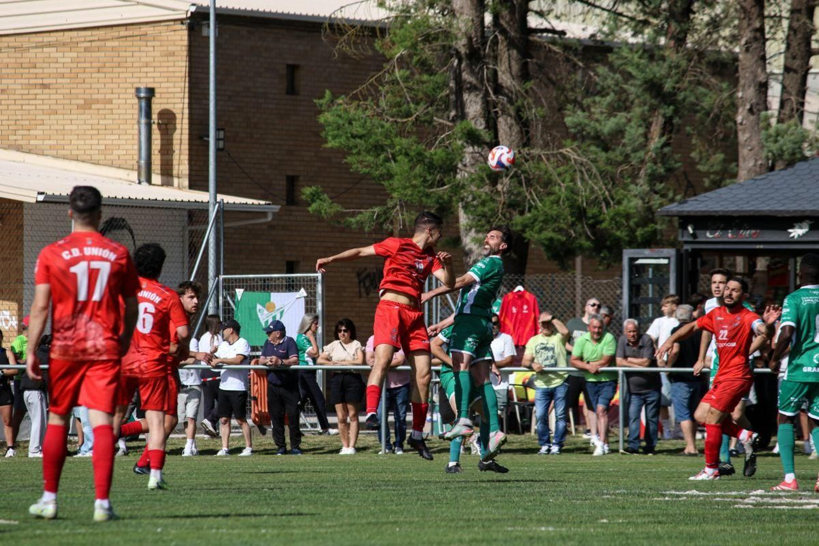 Rubén García, del Córgomo, ante el Unión.