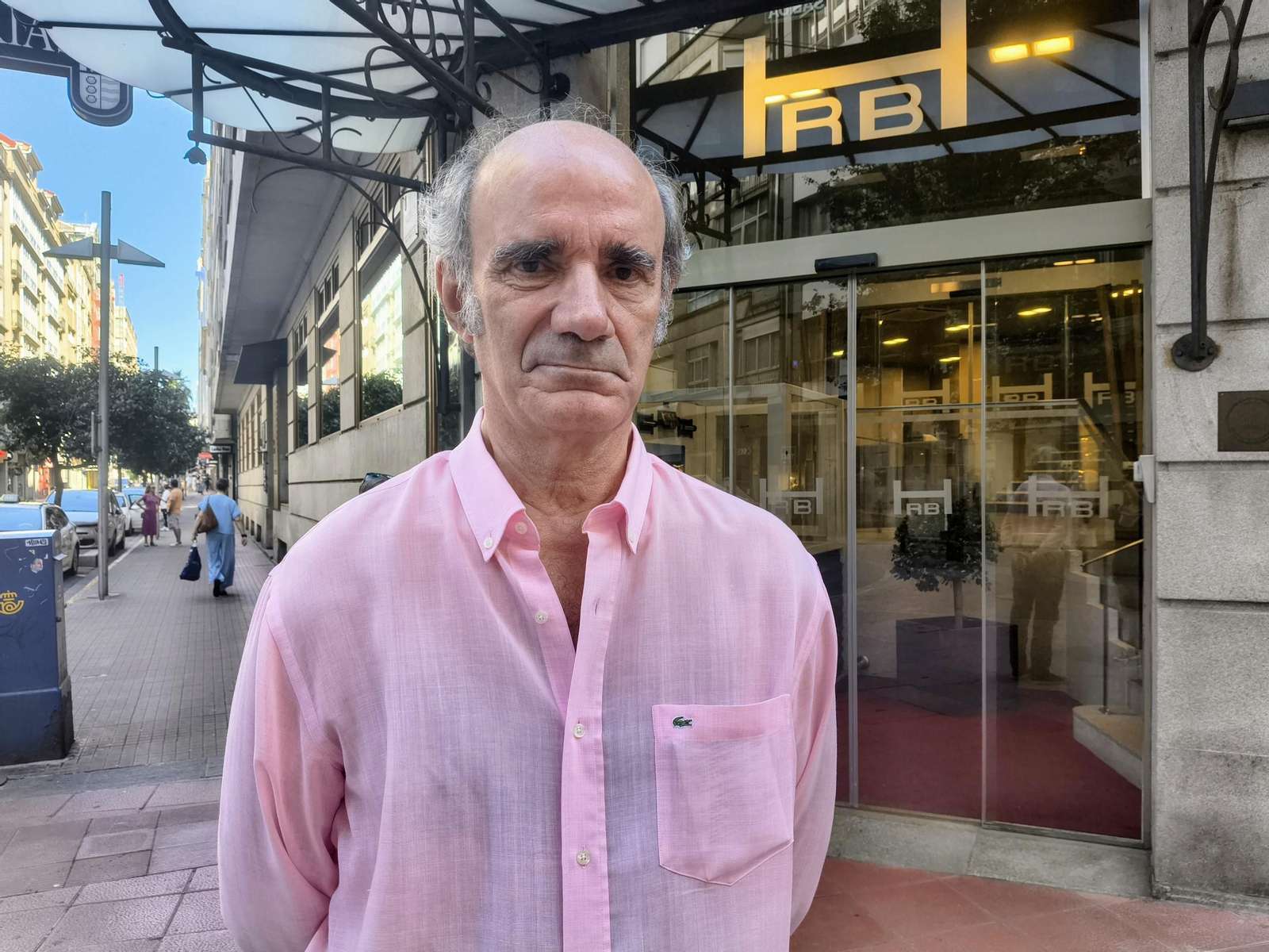Pablo Lozano el pasado viernes en Pontevedra.