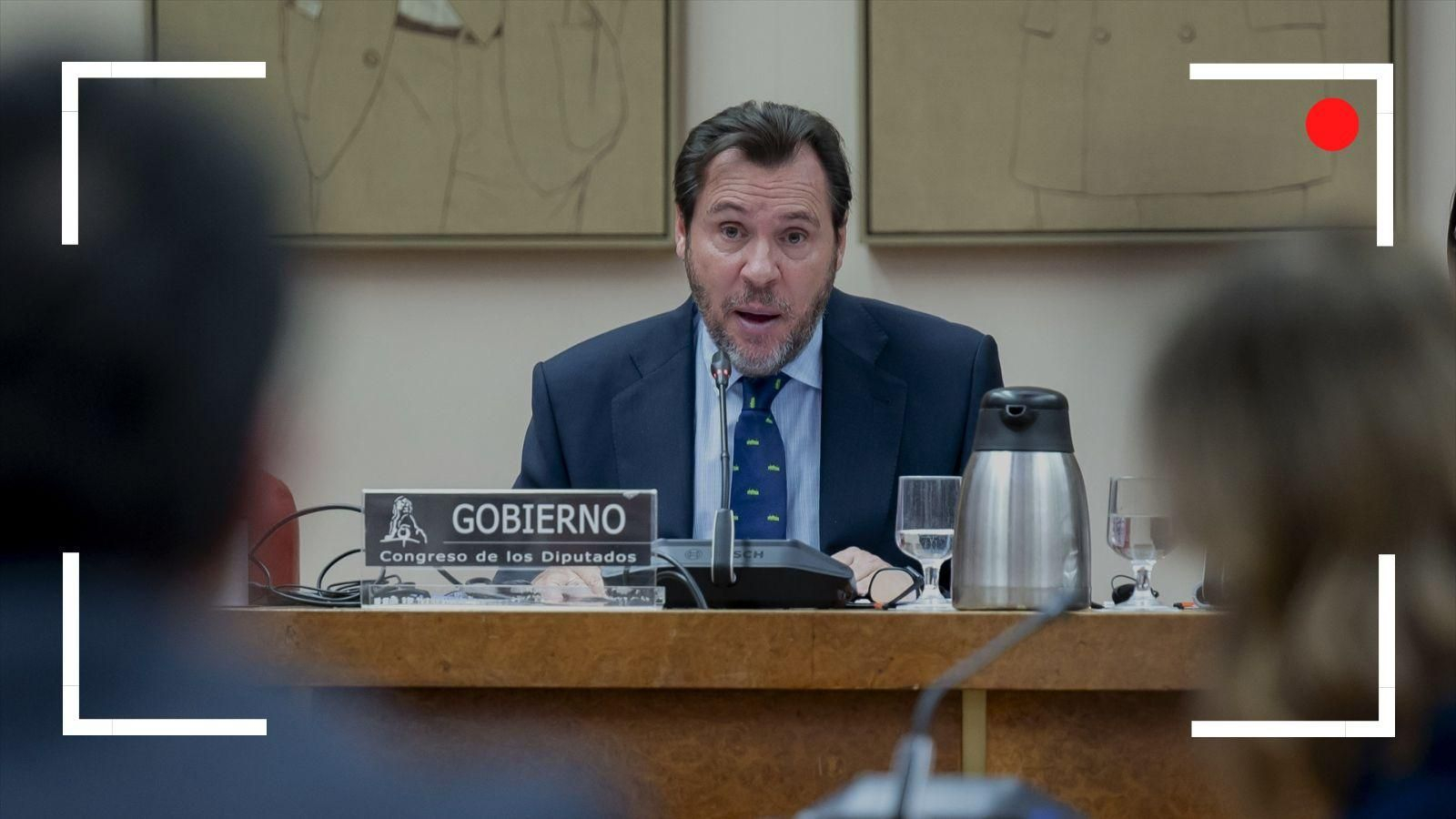 Óscar Puente comparece en el Congreso tras los accidentes ferroviarios.