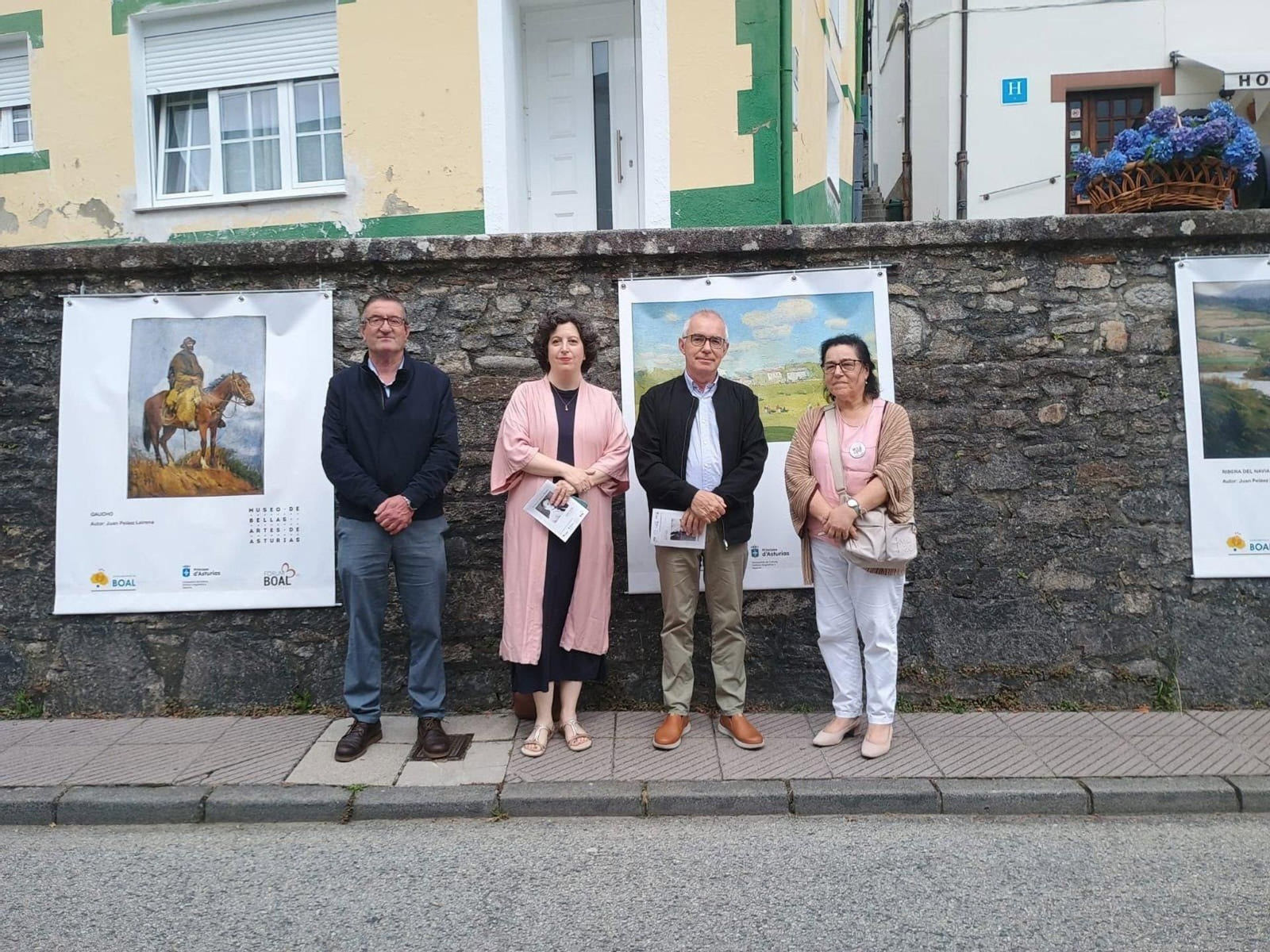 Presentación de la exposición en Boal