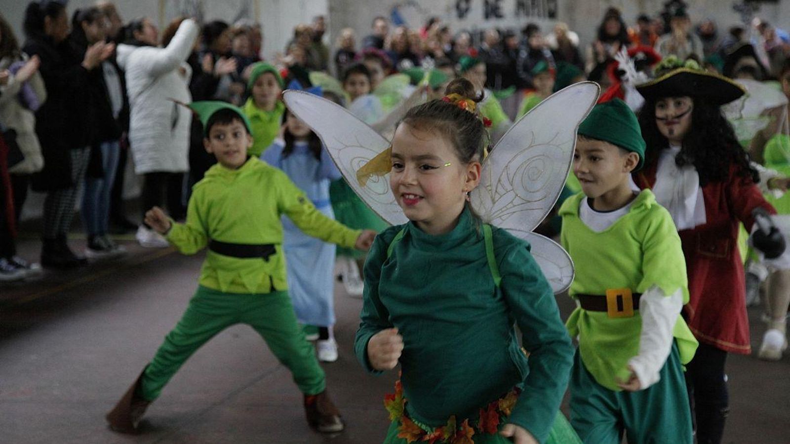 Alumnos do CEIP Filomena Dato no entroido do ano pasado.